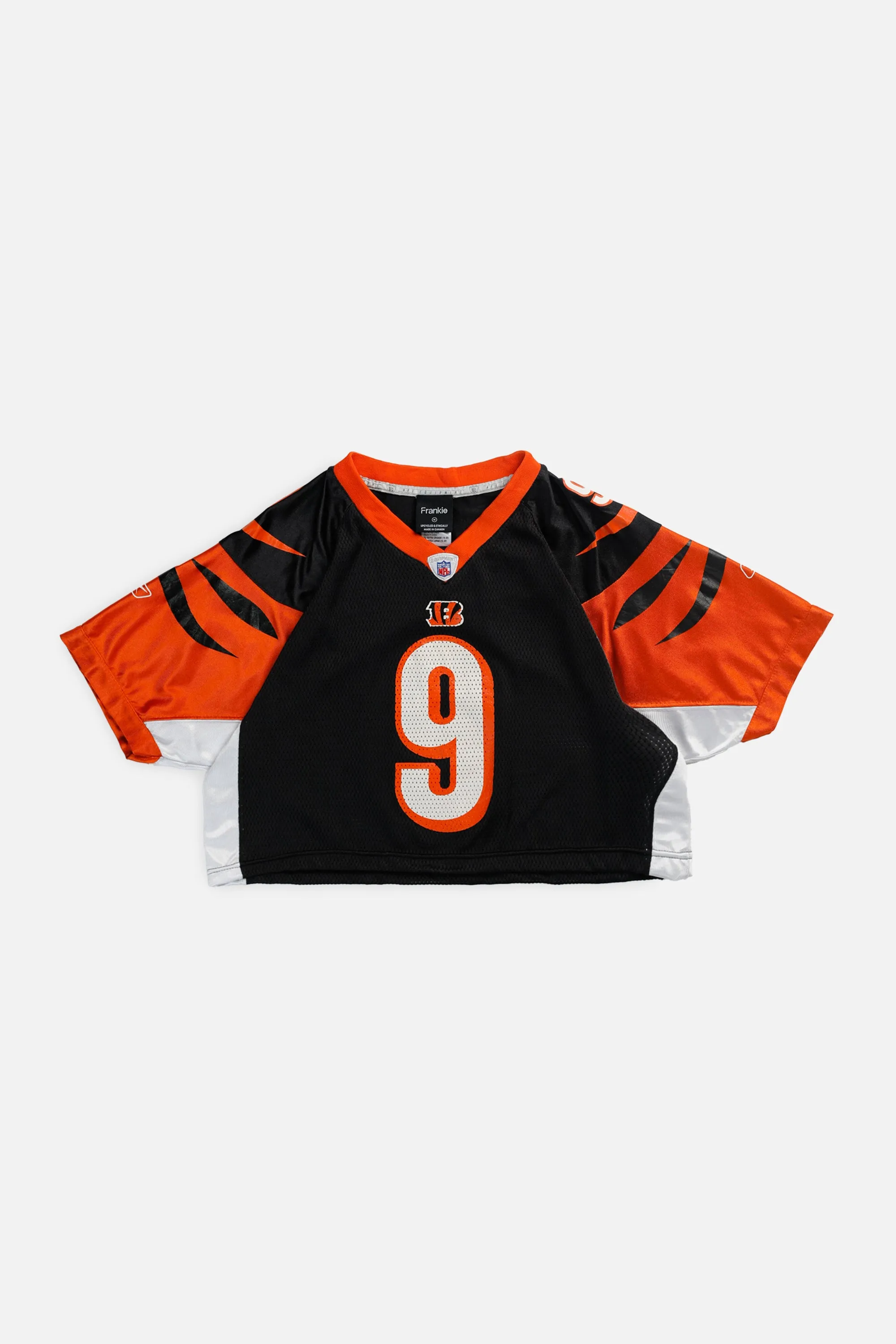 Rework Crop Cincinnati Bengals NFL Jersey - M Frankie