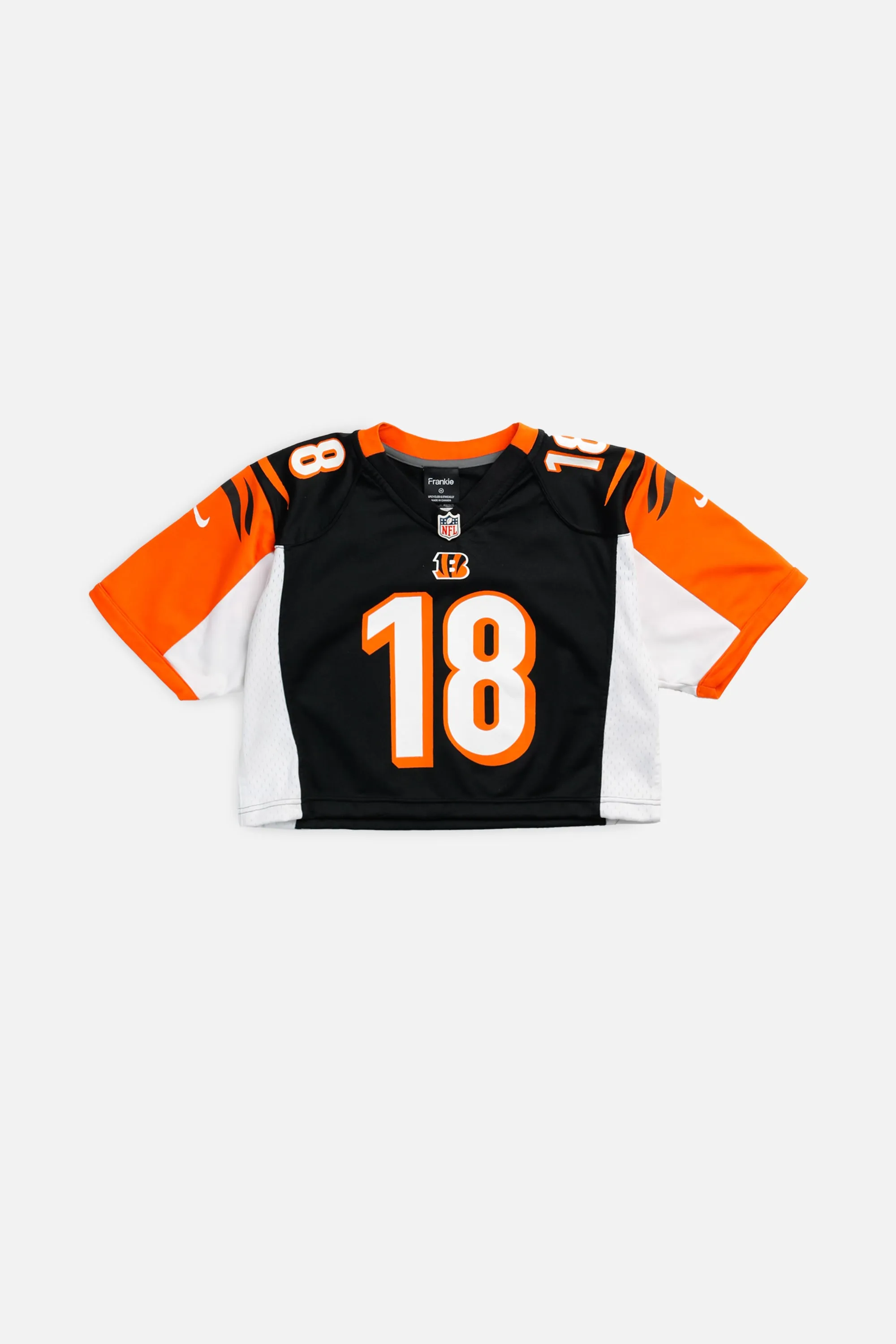 Rework Crop Cincinnati Bengals NFL Jersey - M Frankie