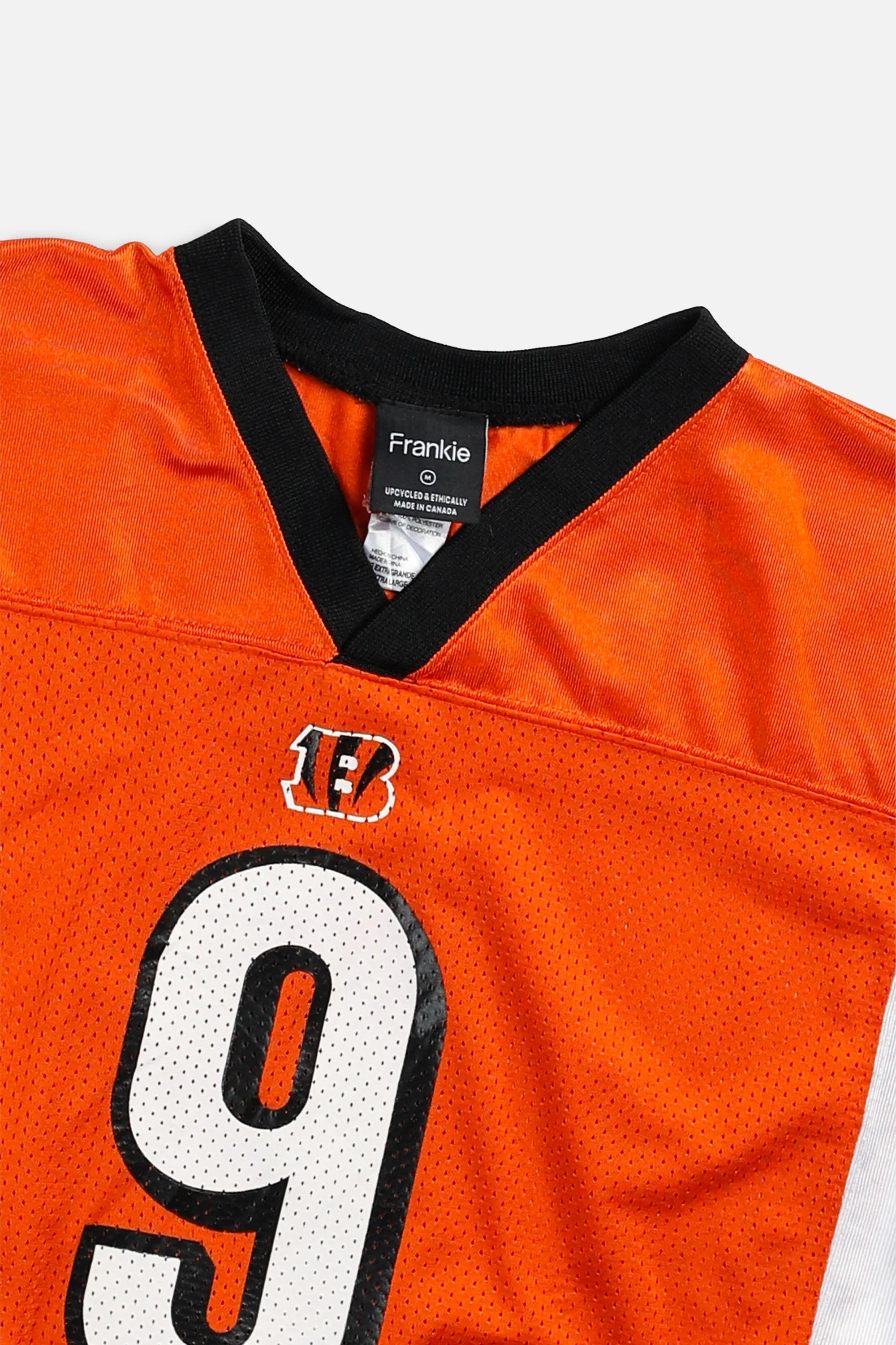Rework Crop Cincinnati Bengals NFL Jersey - M Frankie