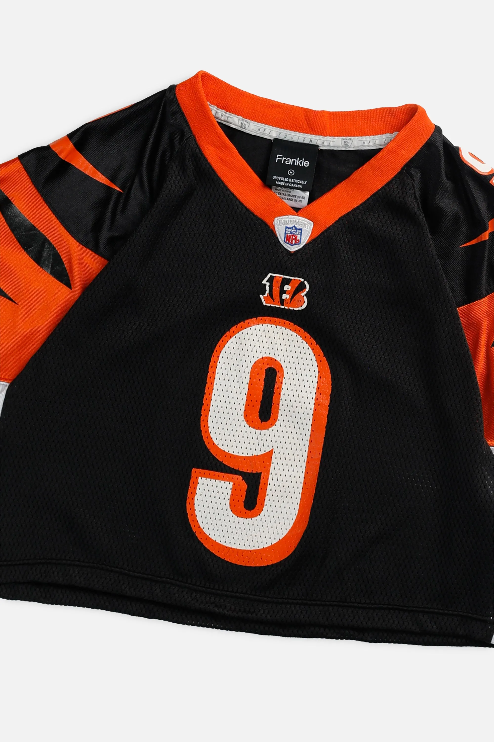 Rework Crop Cincinnati Bengals NFL Jersey - M Frankie