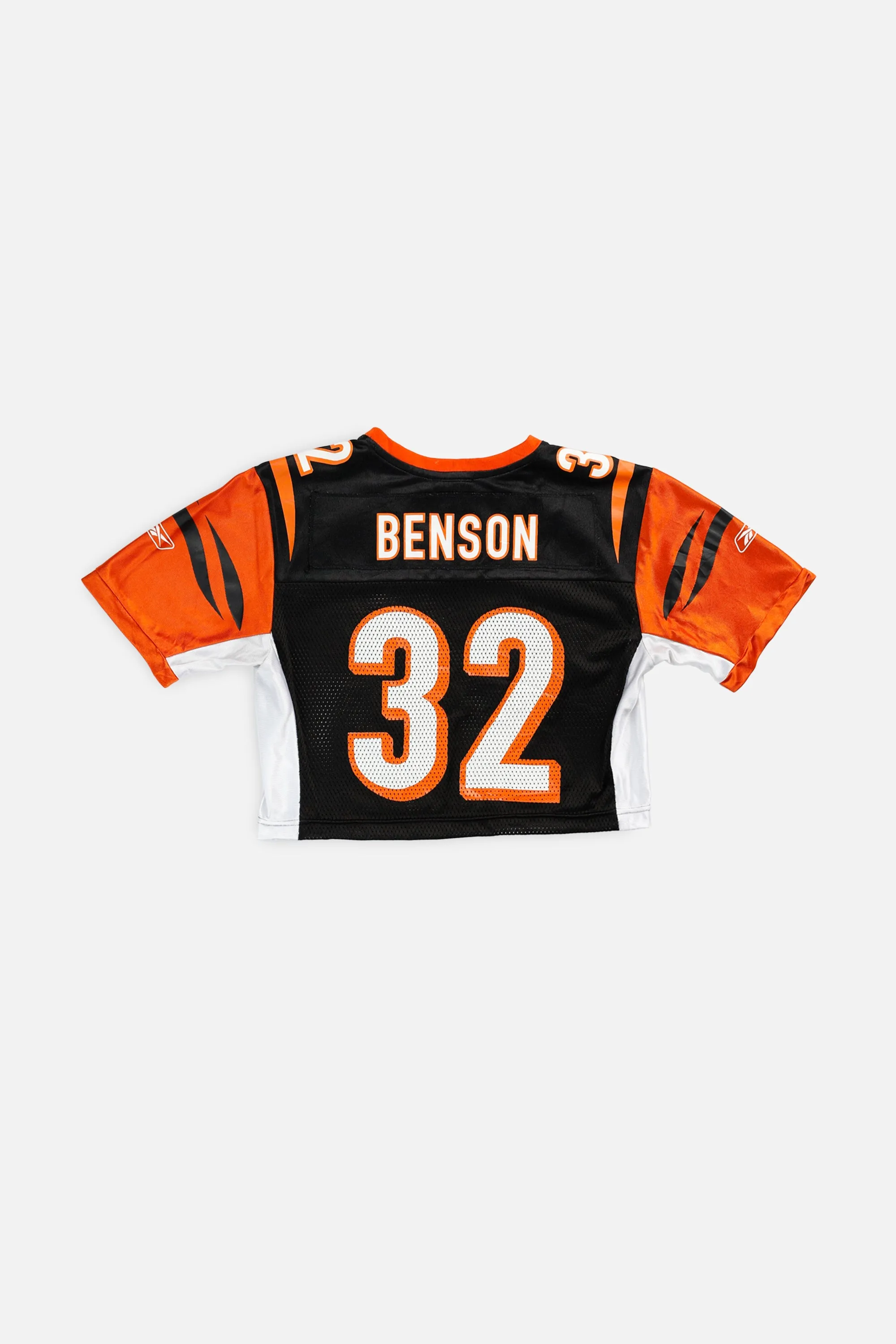 Rework Crop Cincinnati Bengals NFL Jersey - S Frankie