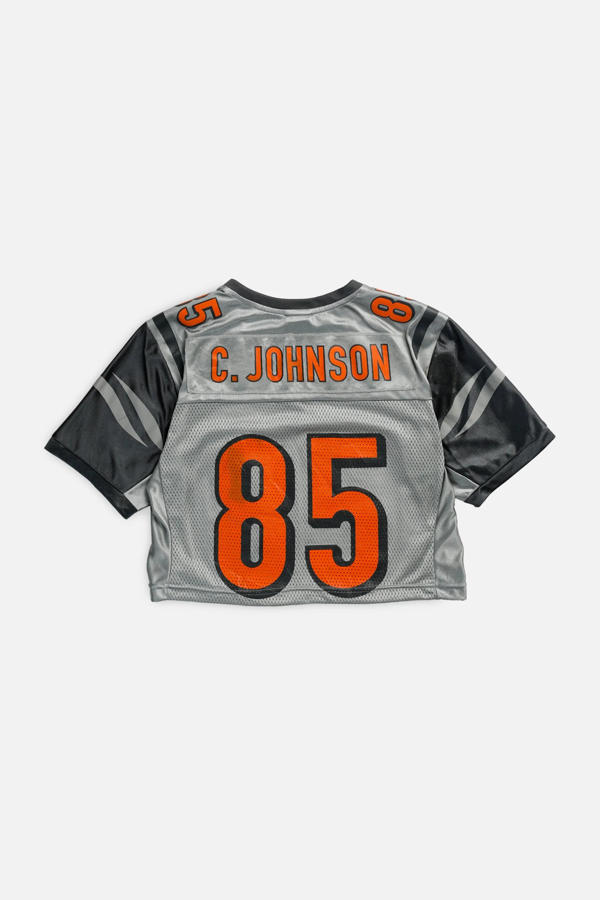 Rework Crop Cincinnati Bengals NFL Jersey - S Frankie