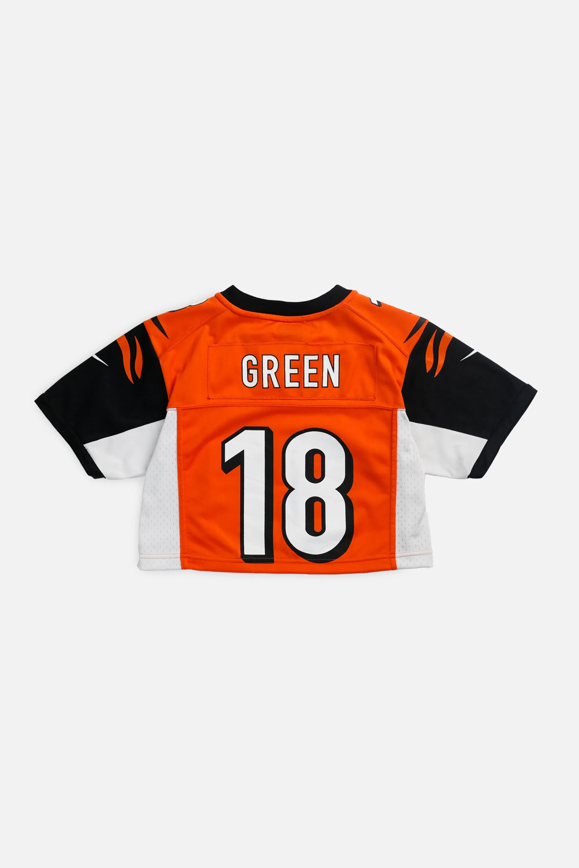 Rework Crop Cincinnati Bengals NFL Jersey - XS Frankie