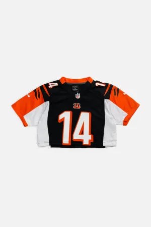Rework Crop Cincinnati Bengals NFL Jersey - XS Frankie