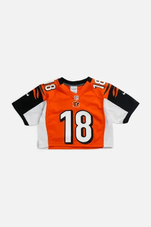 Rework Crop Cincinnati Bengals NFL Jersey - XS Frankie