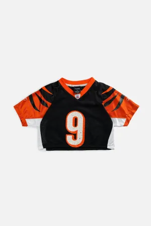 Rework Crop Cincinnati Bengals NFL Jersey - XS Frankie