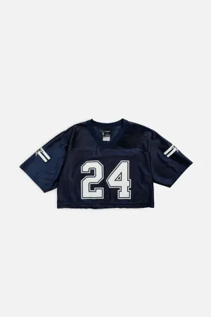 Rework Crop Dallas Cowboys NFL Jersey - S Frankie