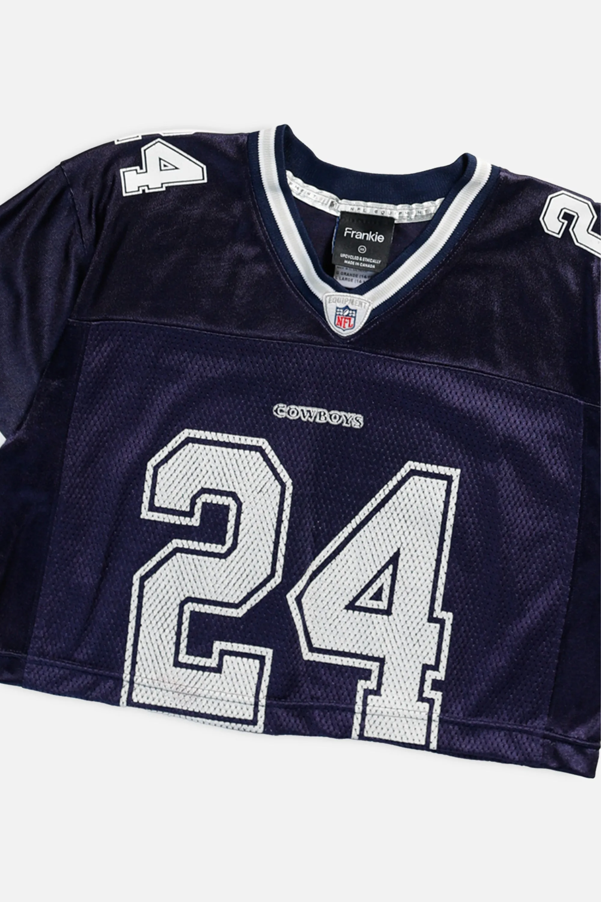 Rework Crop Dallas Cowboys NFL Jersey - XS Frankie