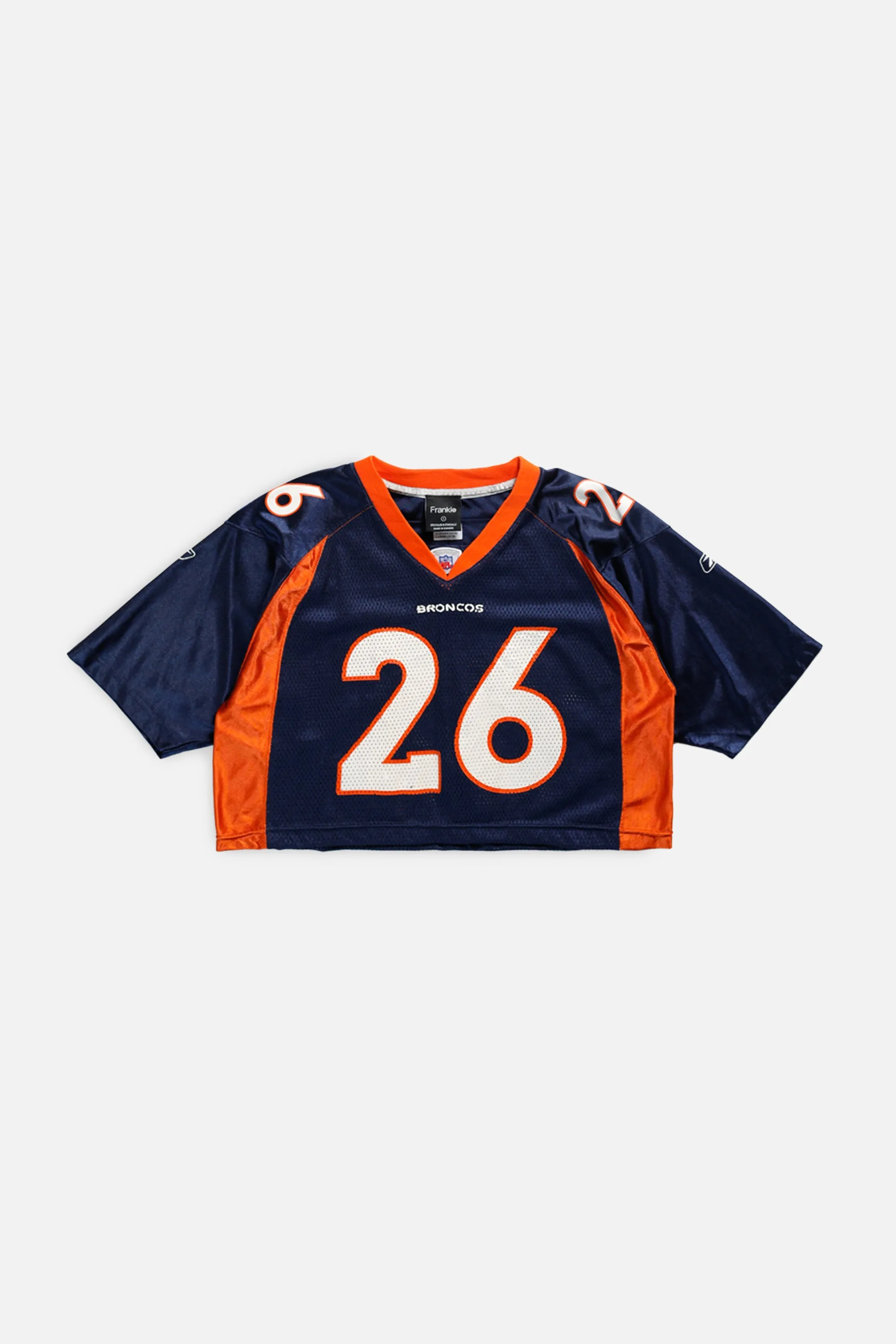 Rework Crop Denver Broncos NFL Jersey - S Frankie