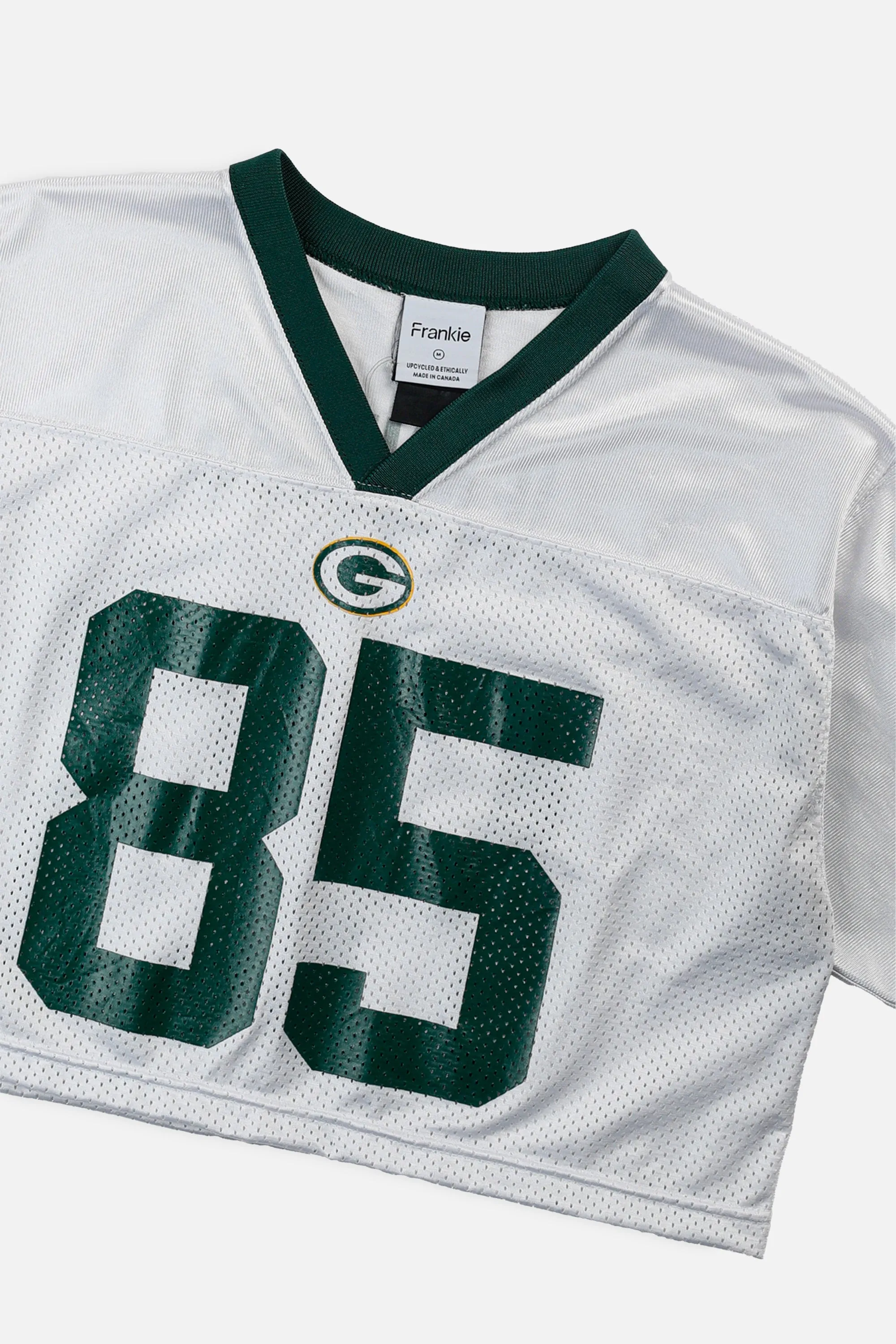 Rework Crop Green Bay Packers NFL Jersey - M Frankie