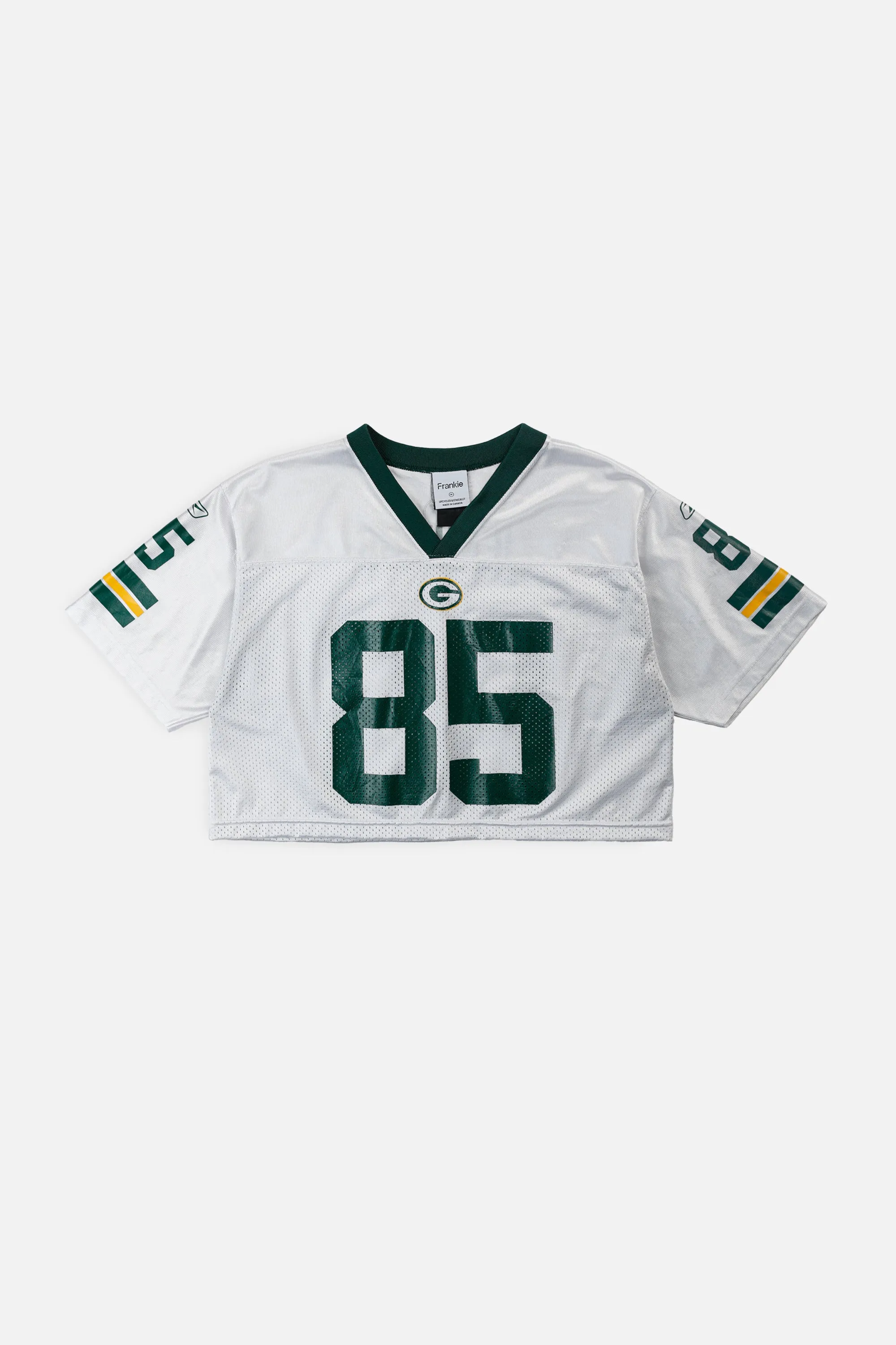 Rework Crop Green Bay Packers NFL Jersey - M Frankie