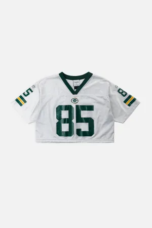 Rework Crop Green Bay Packers NFL Jersey - M Frankie