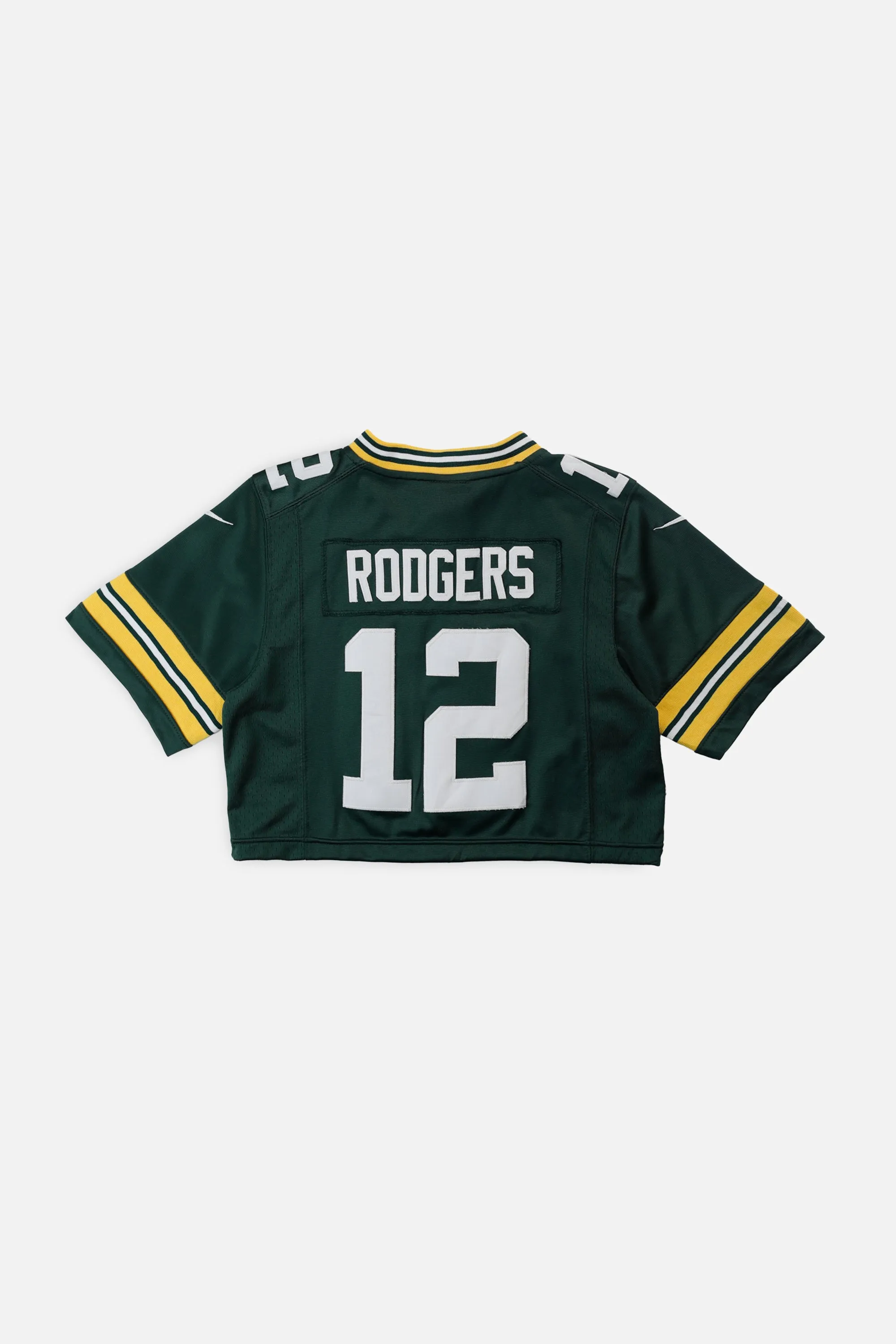 Rework Crop Green Bay Packers NFL Jersey - S Frankie