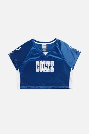 Rework Crop Indianapolis Colts NFL Jersey - L Frankie
