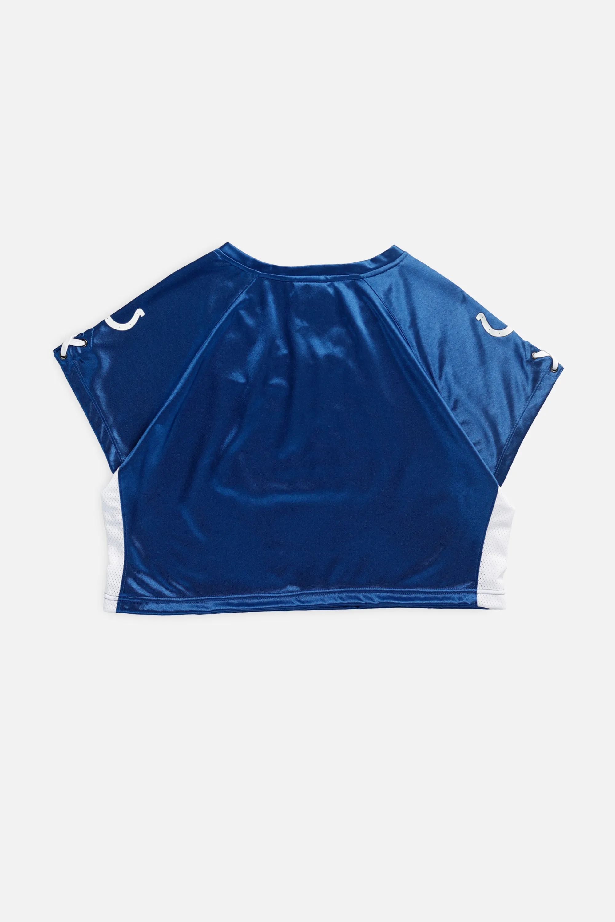 Rework Crop Indianapolis Colts NFL Jersey - L Frankie