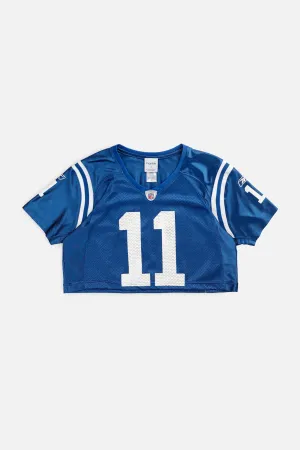Rework Crop Indianapolis Colts NFL Jersey - M Frankie