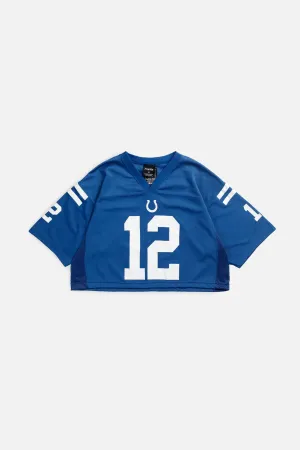 Rework Crop Indianapolis Colts NFL Jersey - M Frankie