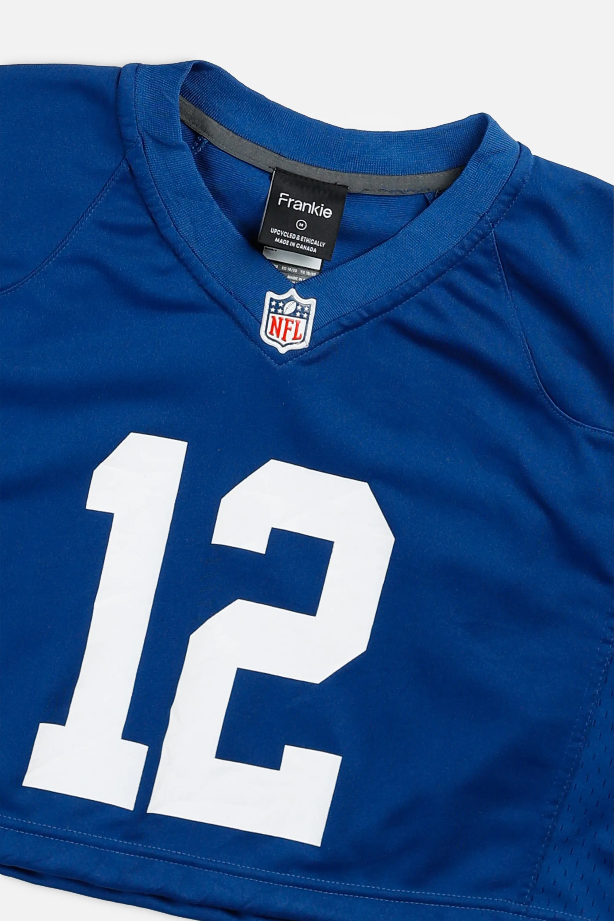 Rework Crop Indianapolis Colts NFL Jersey - M Frankie