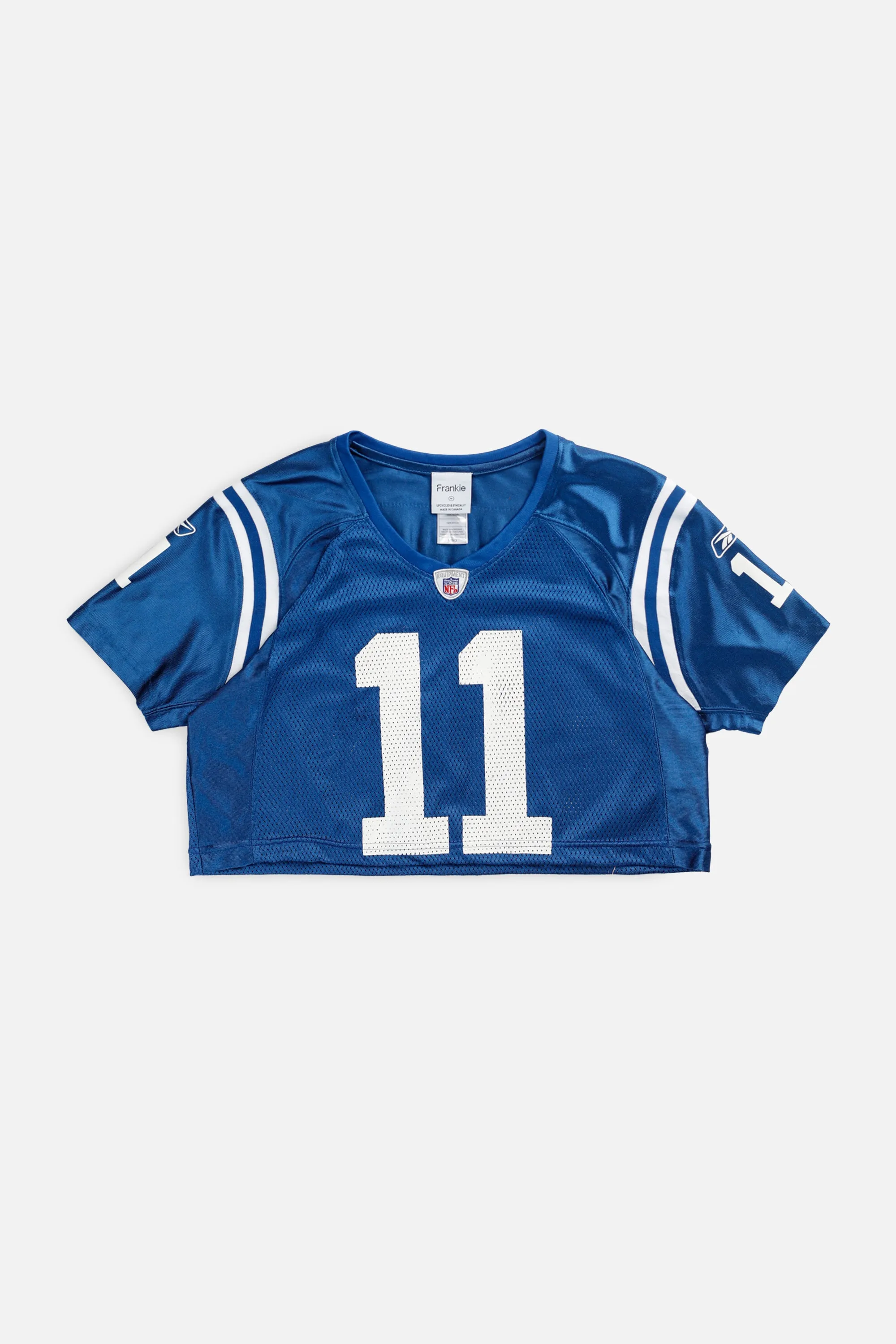 Rework Crop Indianapolis Colts NFL Jersey - M Frankie