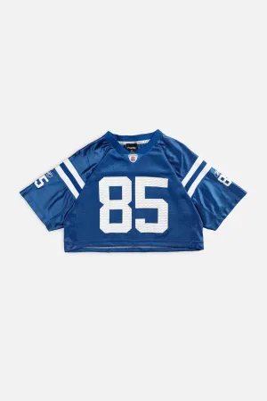 Rework Crop Indianapolis Colts NFL Jersey - M Frankie