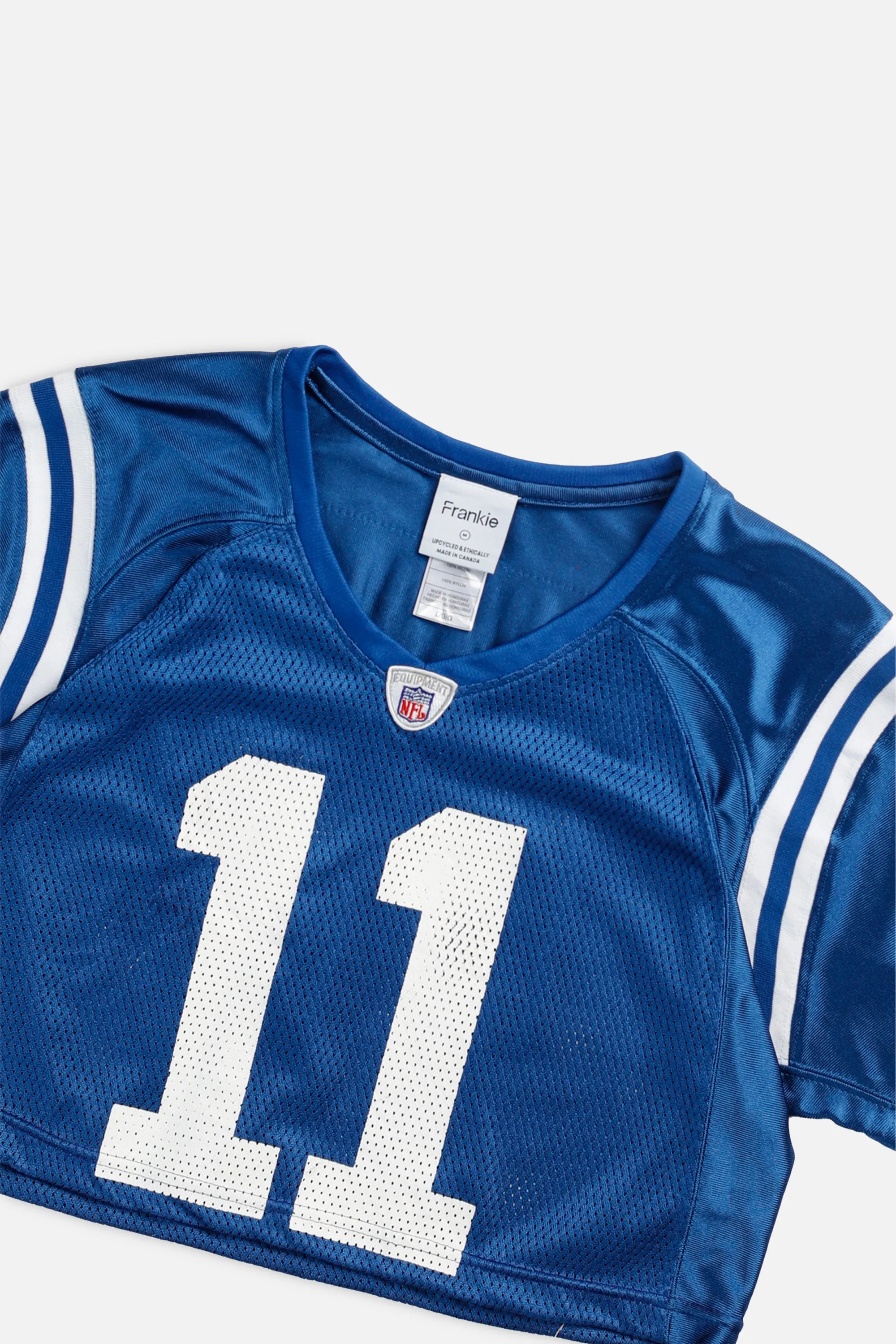 Rework Crop Indianapolis Colts NFL Jersey - M Frankie
