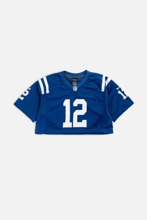 Rework Crop Indianapolis Colts NFL Jersey - M Frankie