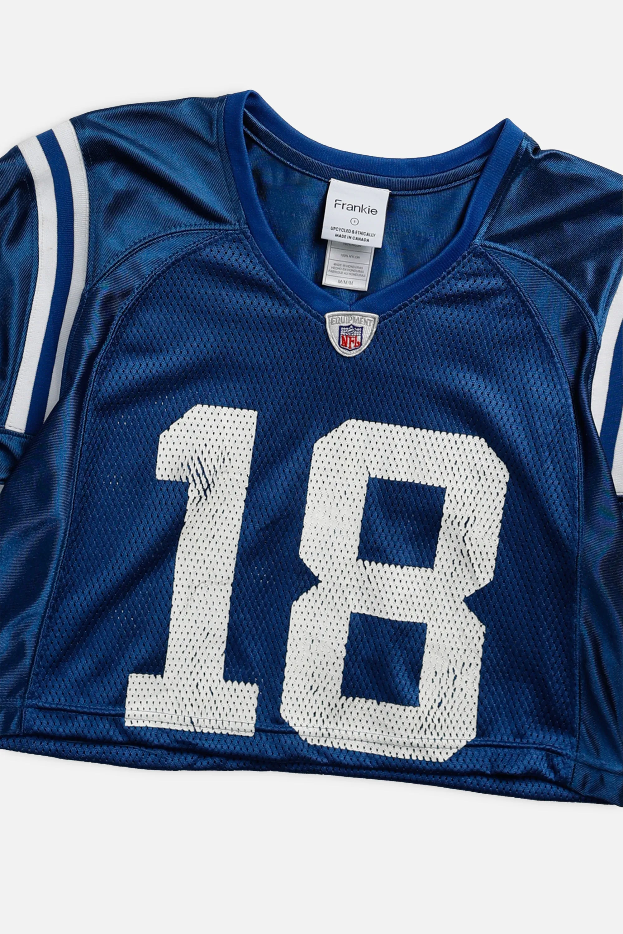 Rework Crop Indianapolis Colts NFL Jersey - S Frankie