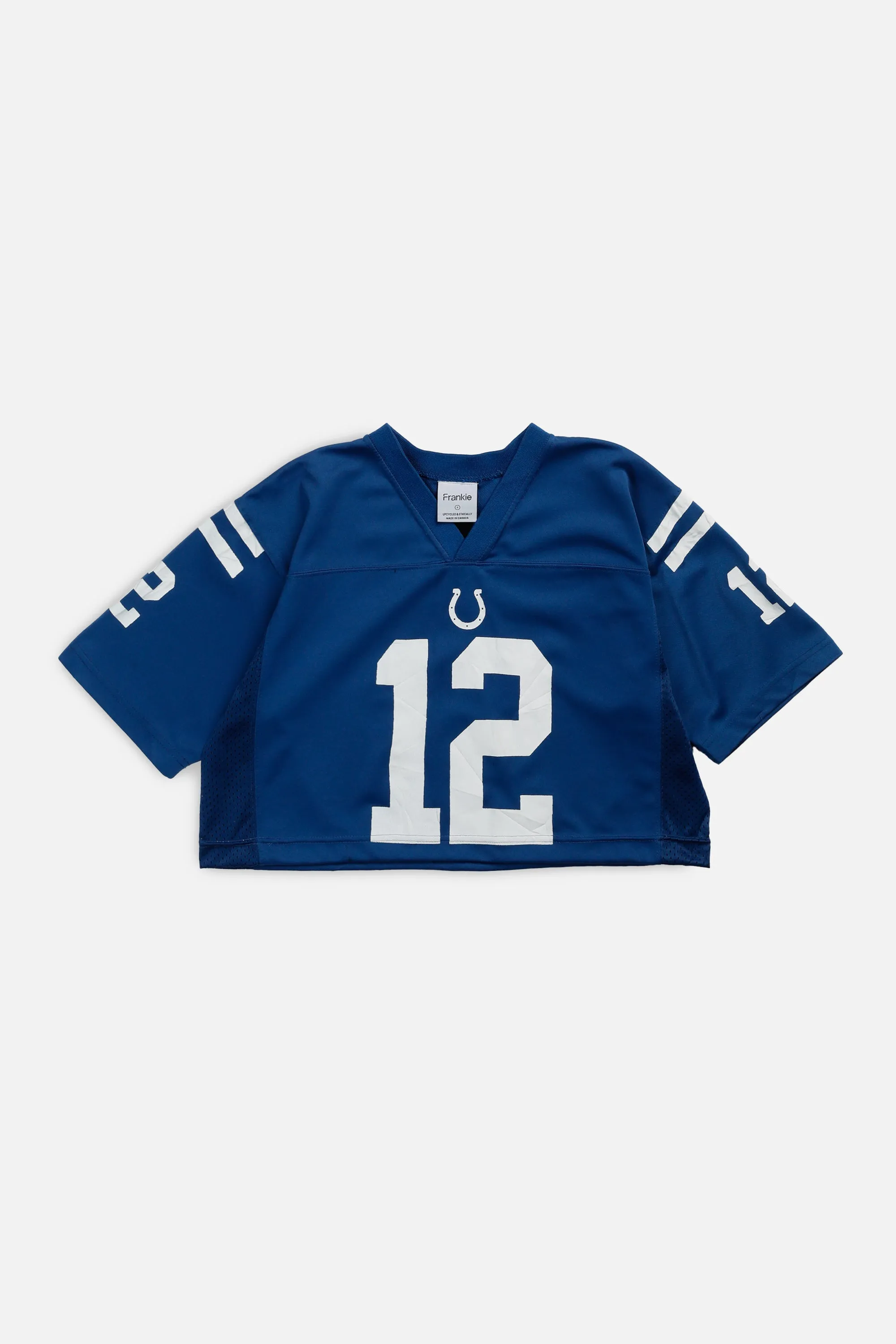 Rework Crop Indianapolis Colts NFL Jersey - S Frankie