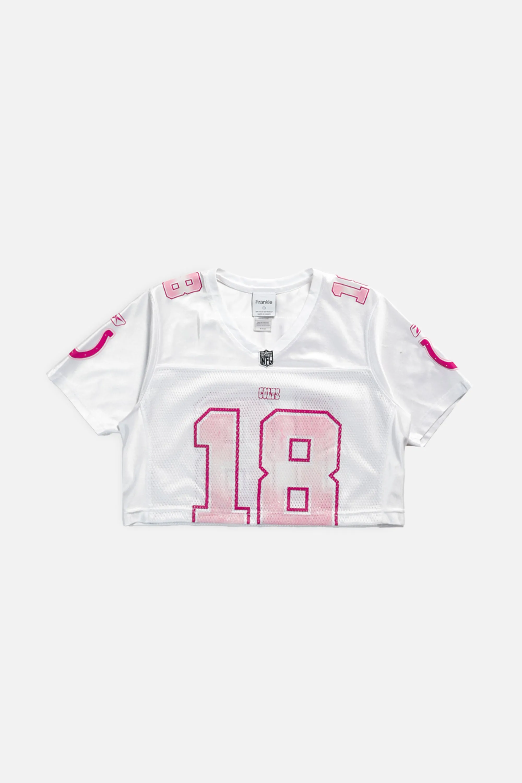 Rework Crop Indianapolis Colts NFL Jersey - S Frankie