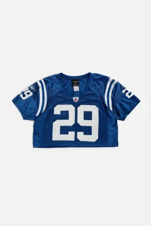 Rework Crop Indianapolis Colts NFL Jersey - S Frankie