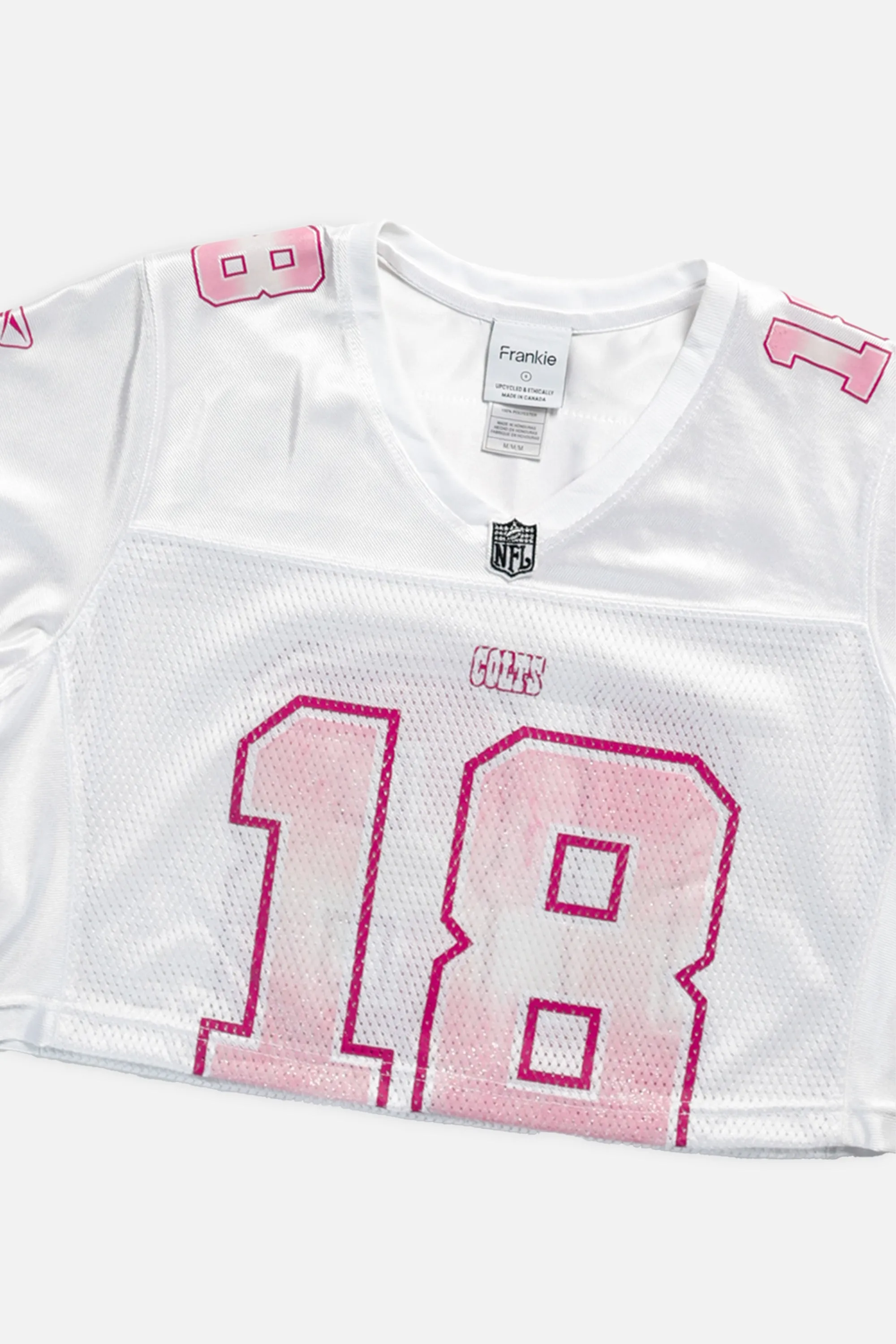 Rework Crop Indianapolis Colts NFL Jersey - S Frankie