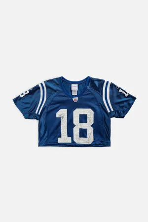 Rework Crop Indianapolis Colts NFL Jersey - S Frankie
