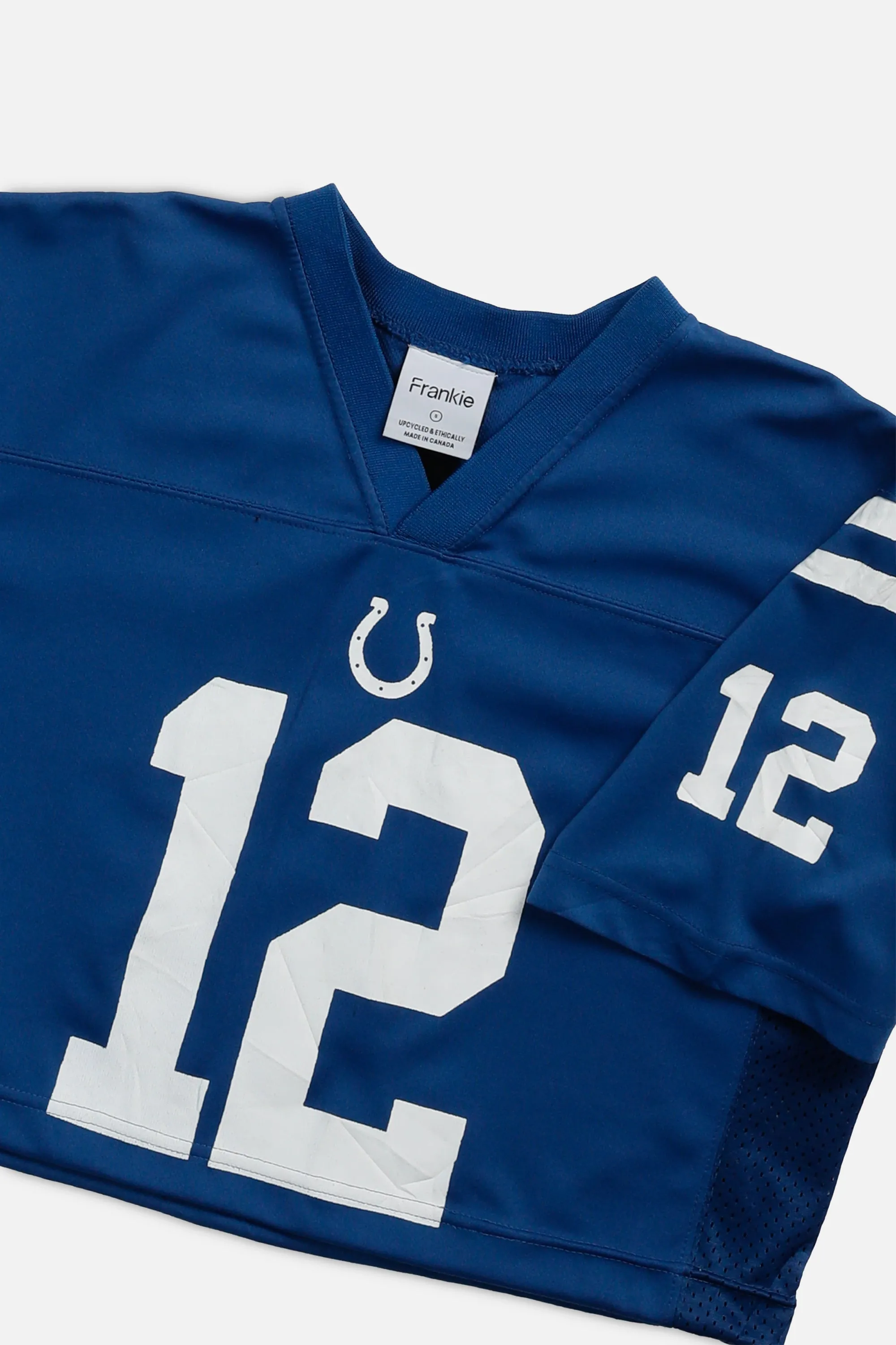 Rework Crop Indianapolis Colts NFL Jersey - S Frankie