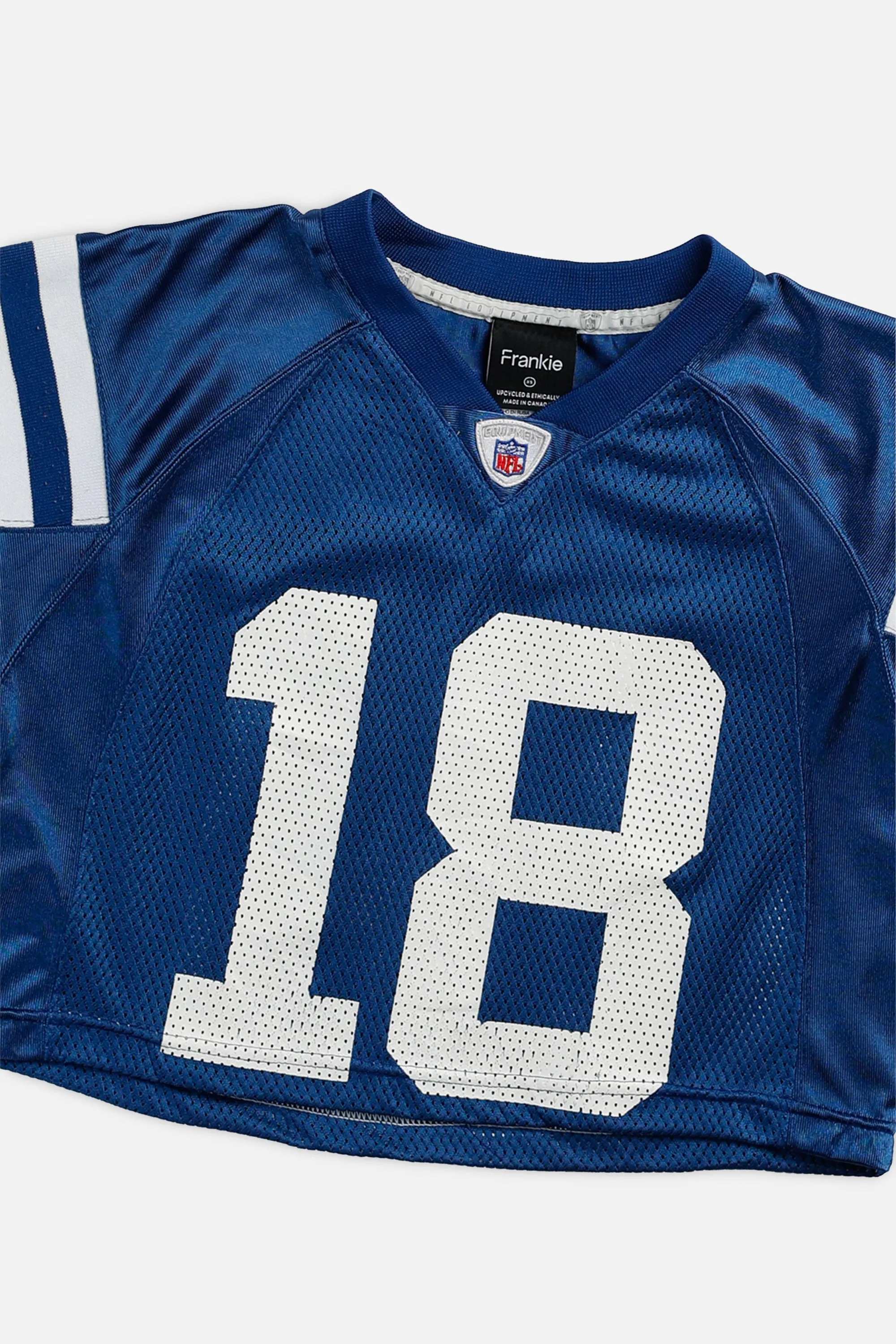 Rework Crop Indianapolis Colts NFL Jersey - XS Frankie