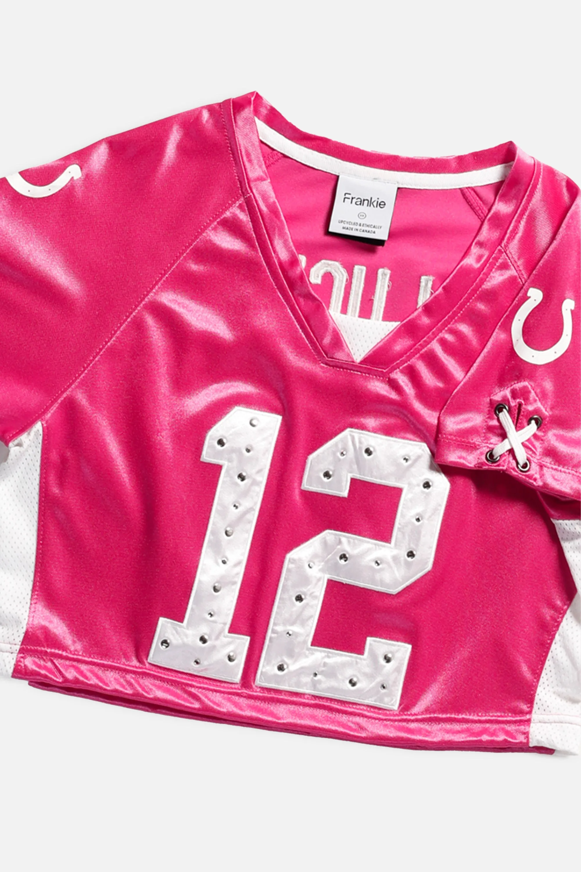 Rework Crop Indianapolis Colts NFL Jersey - XS Frankie