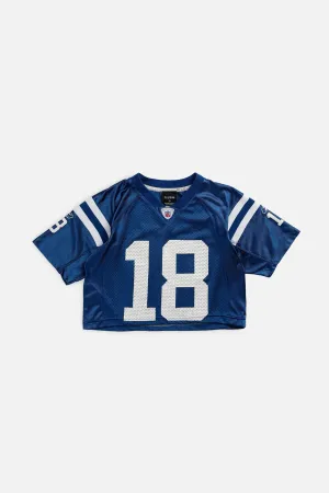 Rework Crop Indianapolis Colts NFL Jersey - XS Frankie