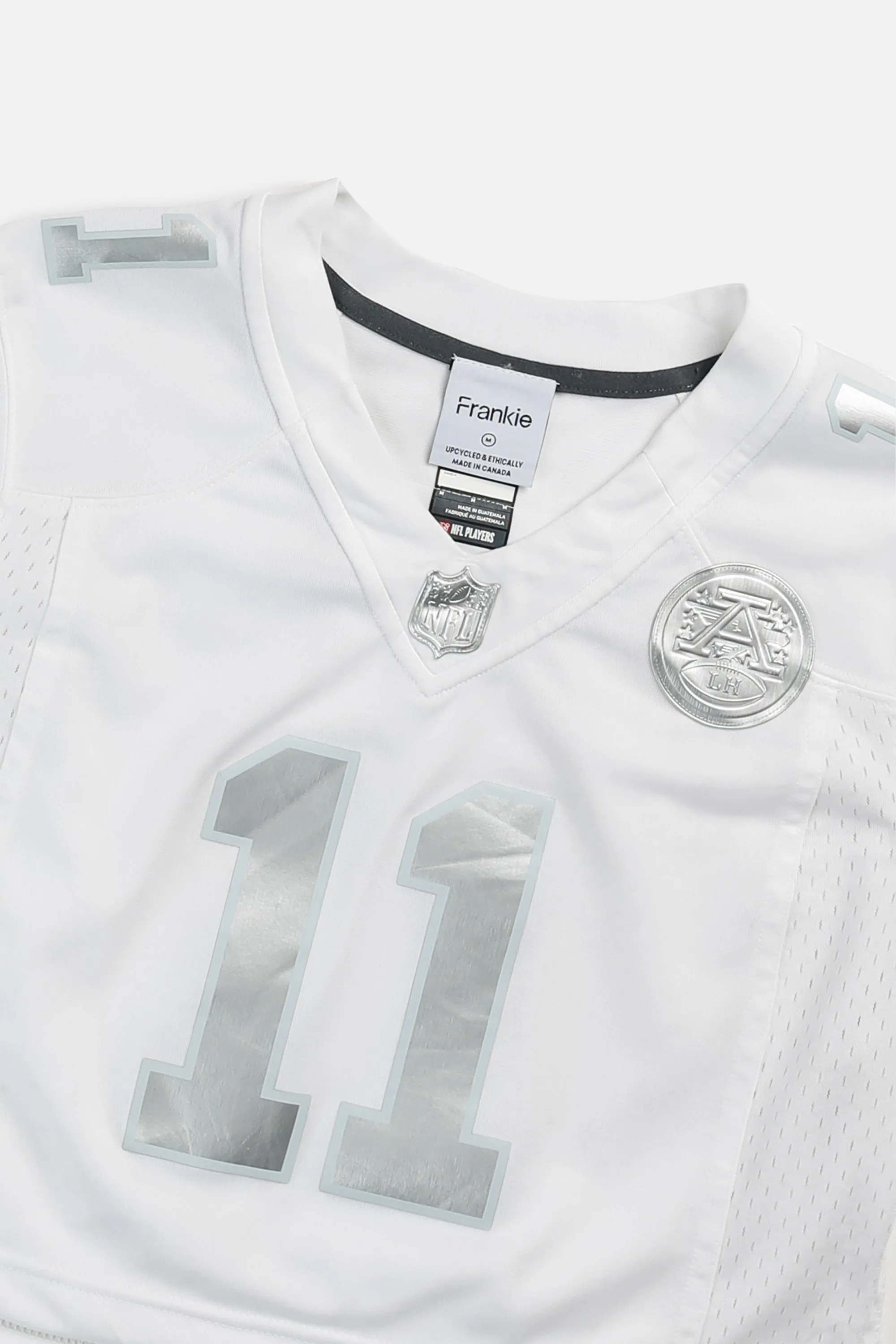 Rework Crop Kansas City Chiefs NFL Jersey - M Frankie