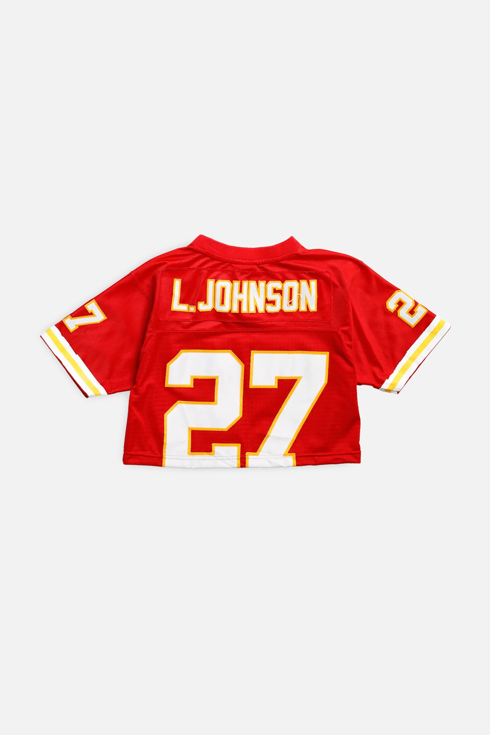 Rework Crop Kansas City Chiefs NFL Jersey - XS Frankie
