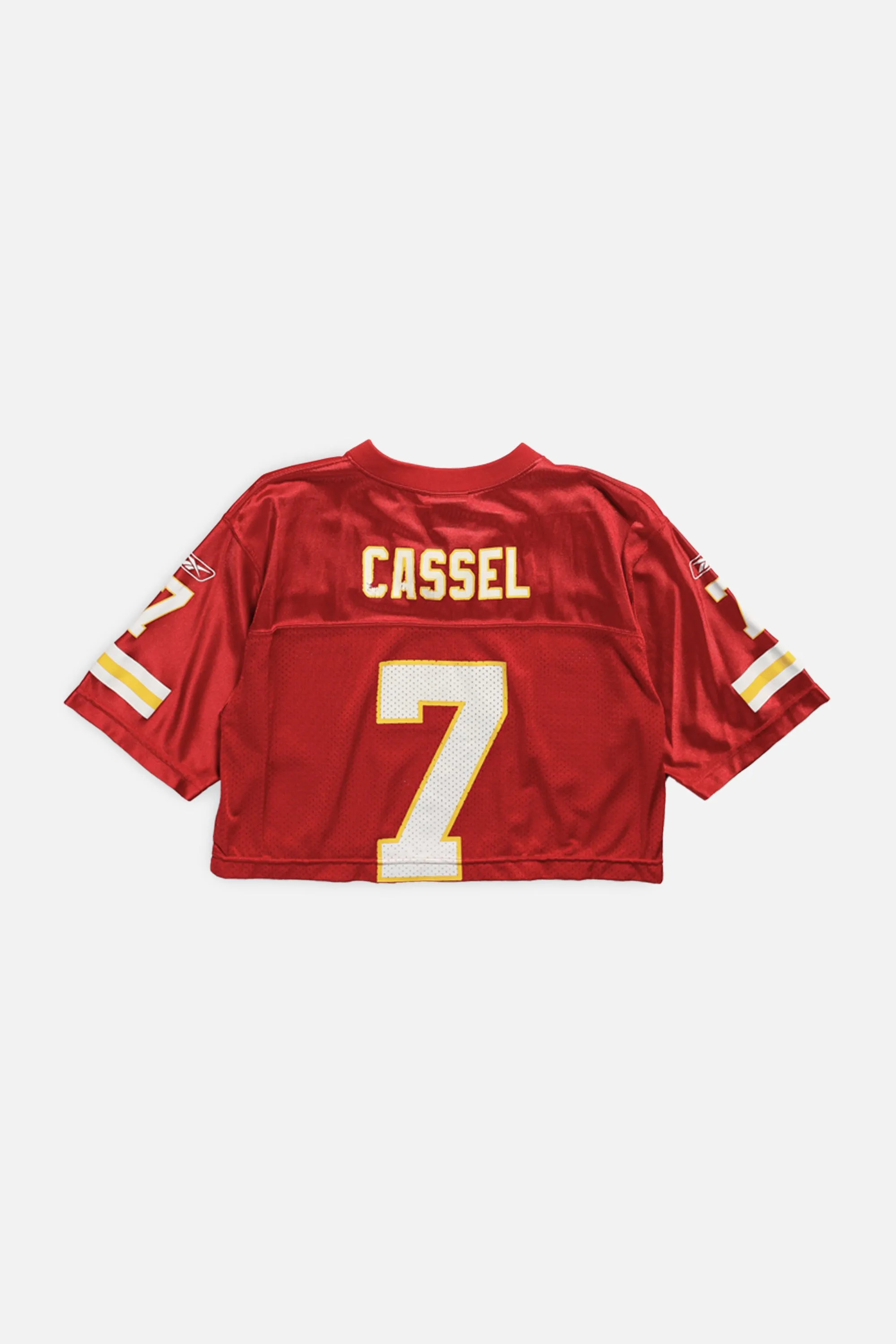 Rework Crop Kansas City Chiefs NFL Jersey - XS Frankie