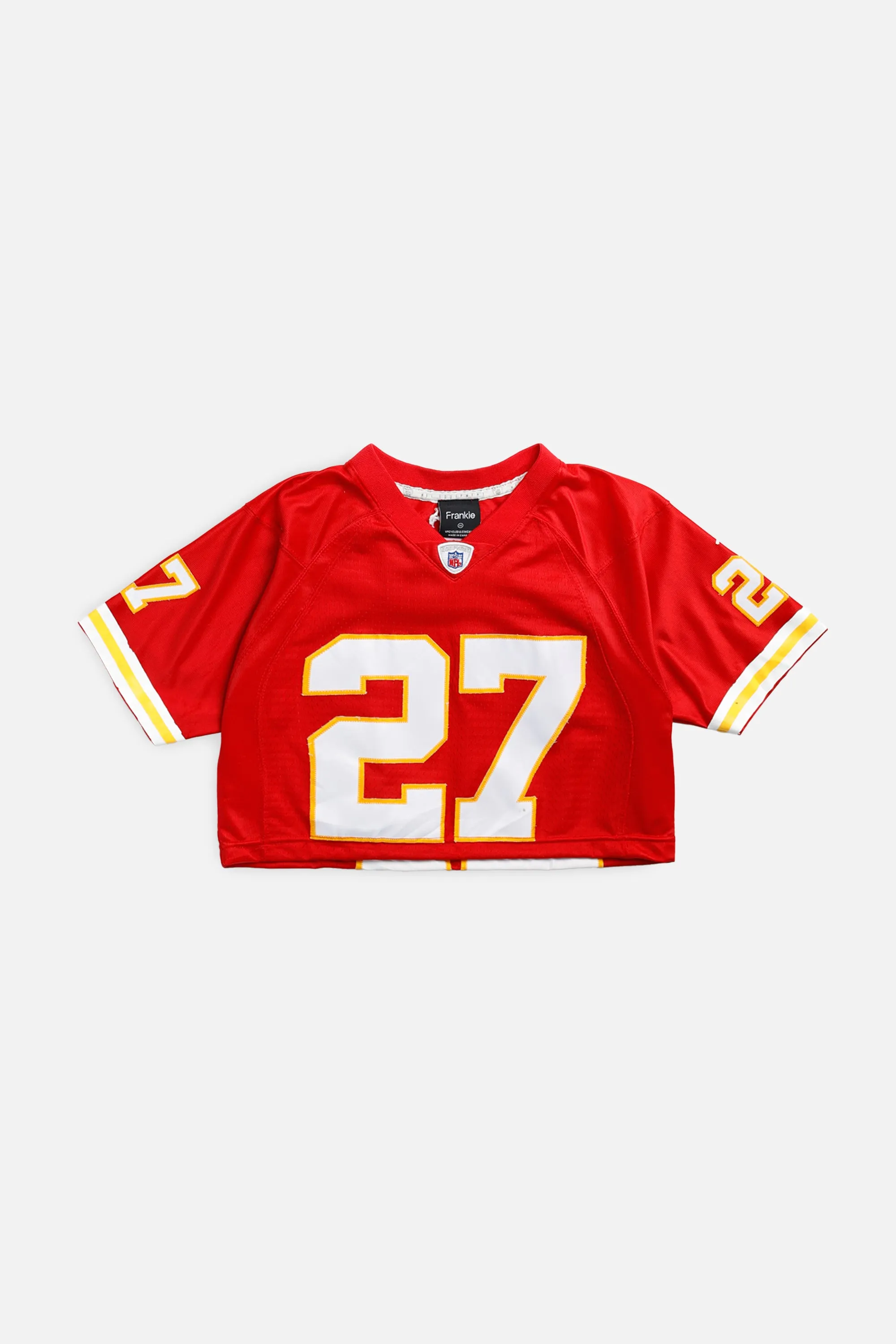 Rework Crop Kansas City Chiefs NFL Jersey - XS Frankie