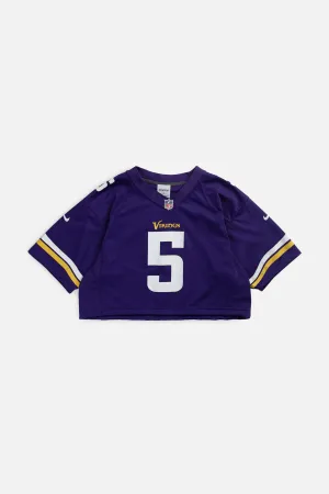 Rework Crop Minnesota Vikings NFL Jersey - M Frankie