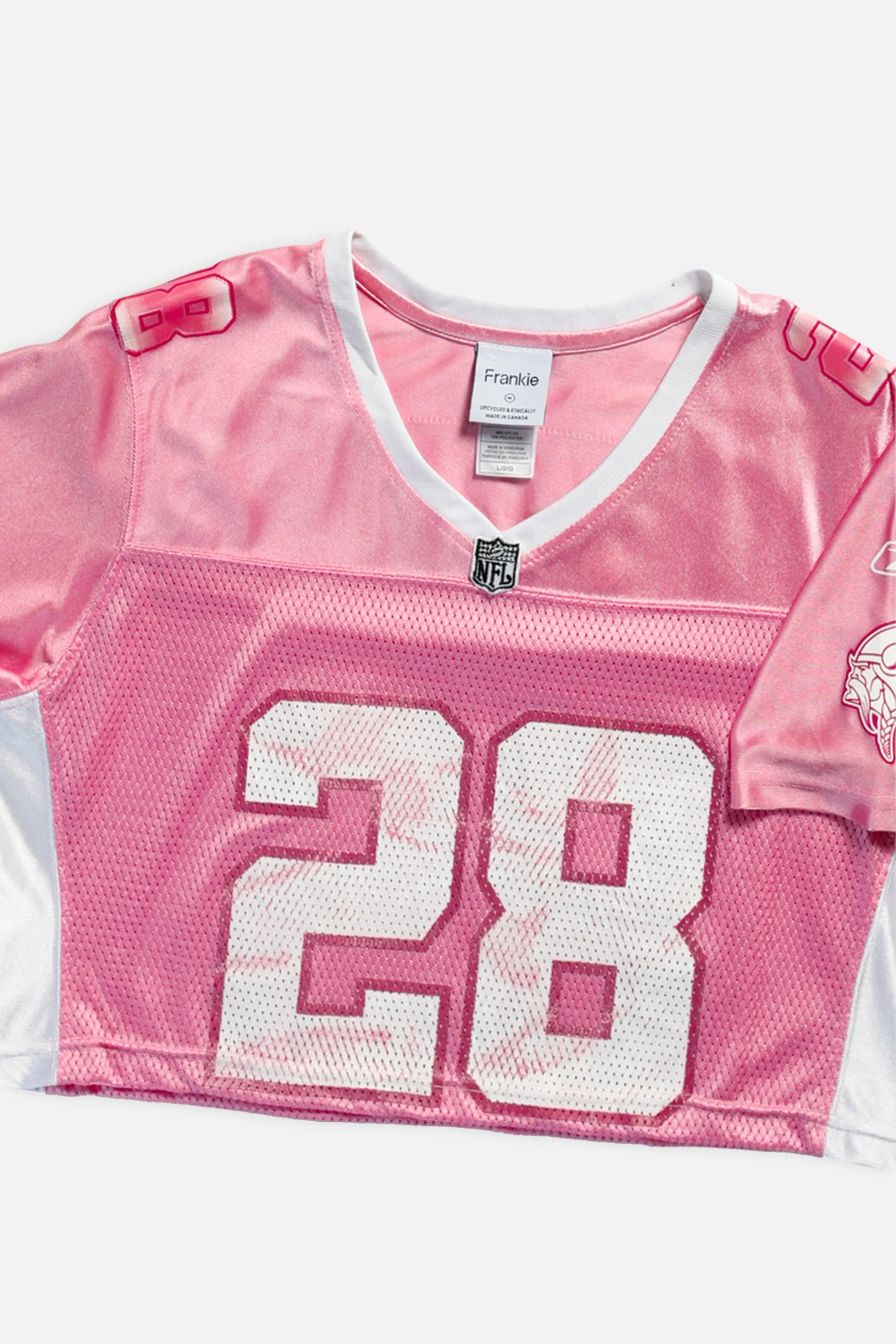 Rework Crop Minnesota Vikings NFL Jersey - M Frankie