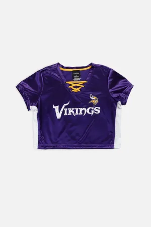 Rework Crop Minnesota Vikings NFL Jersey - M Frankie