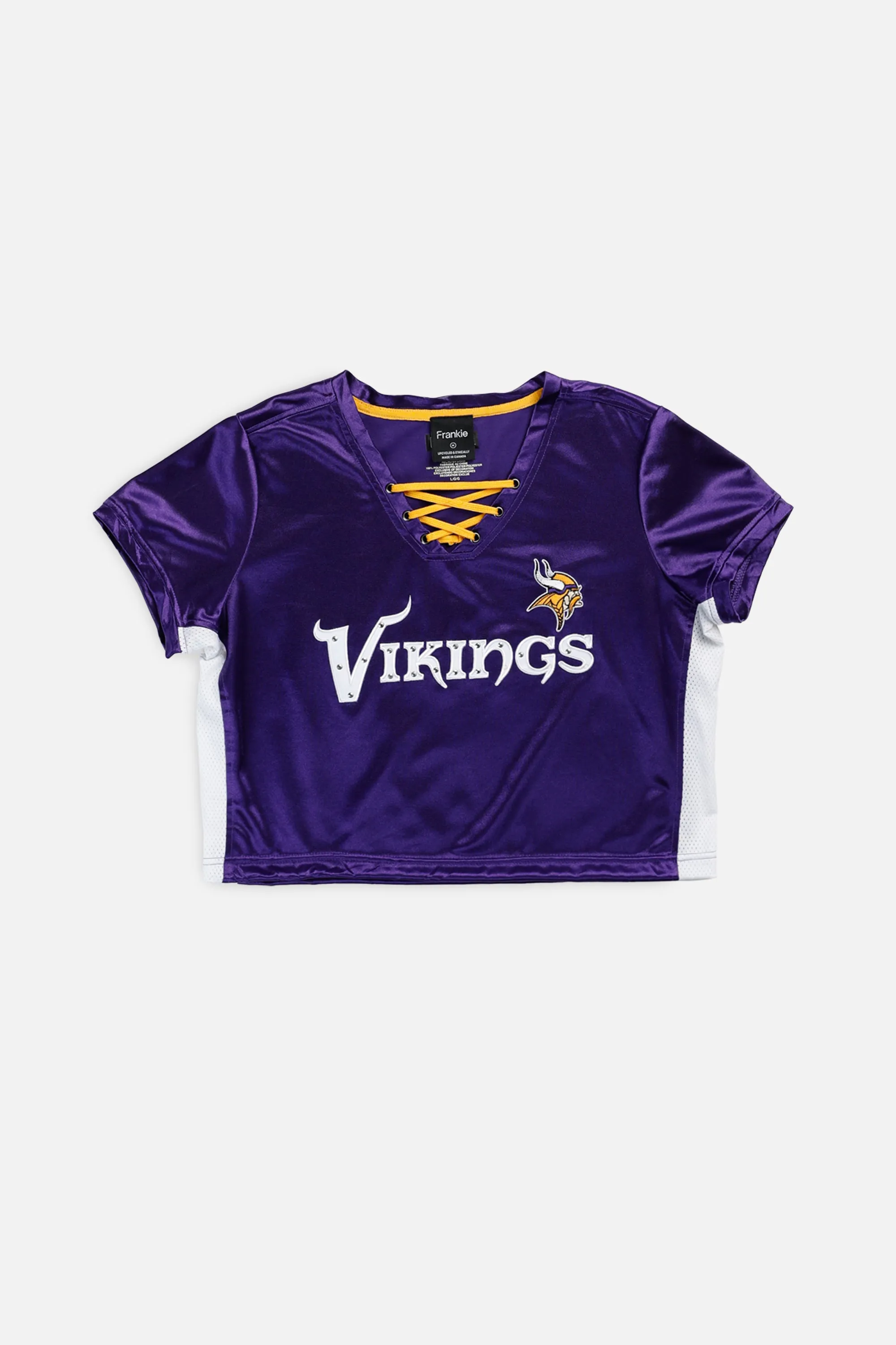 Rework Crop Minnesota Vikings NFL Jersey - M Frankie