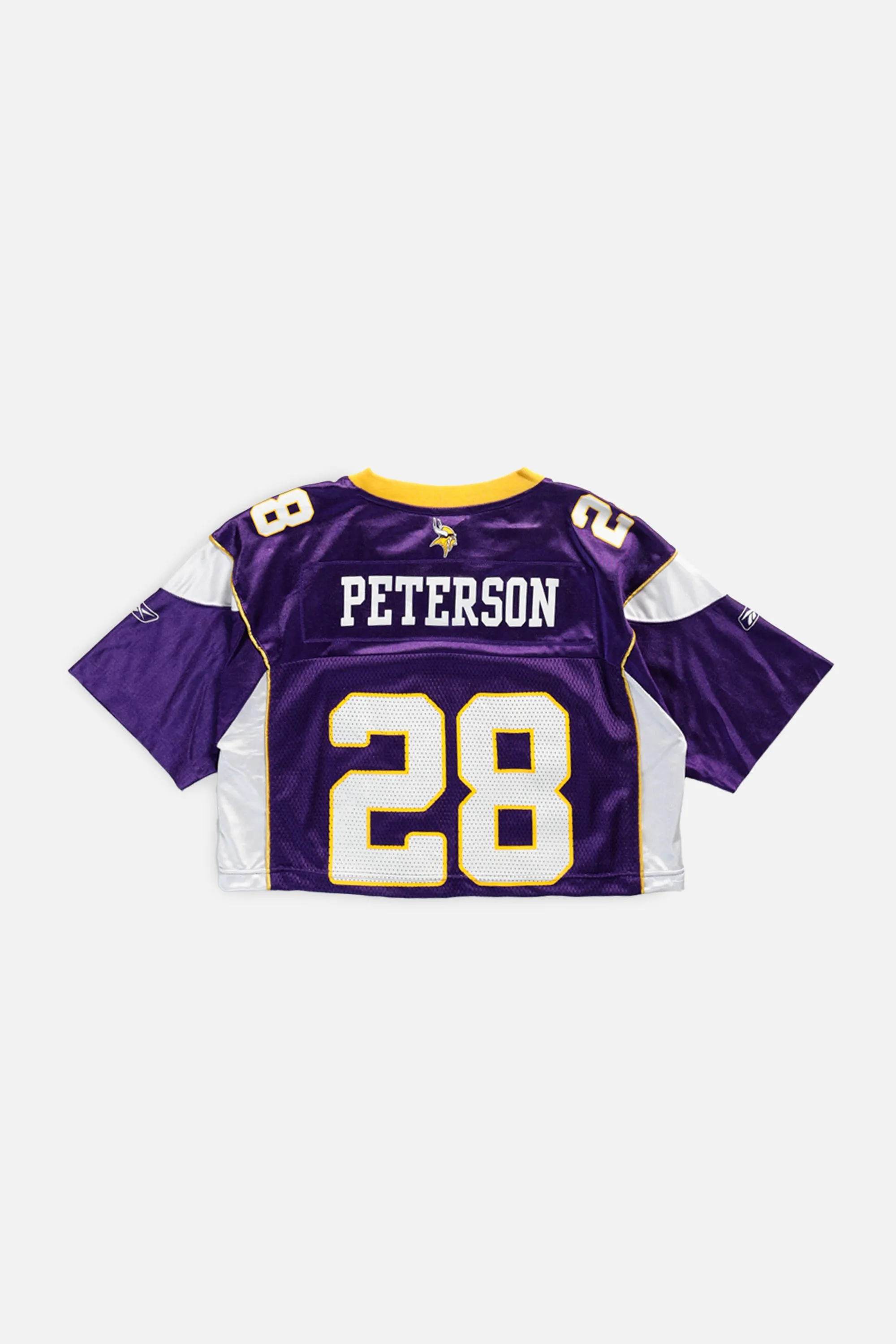 Rework Crop Minnesota Vikings NFL Jersey - S Frankie