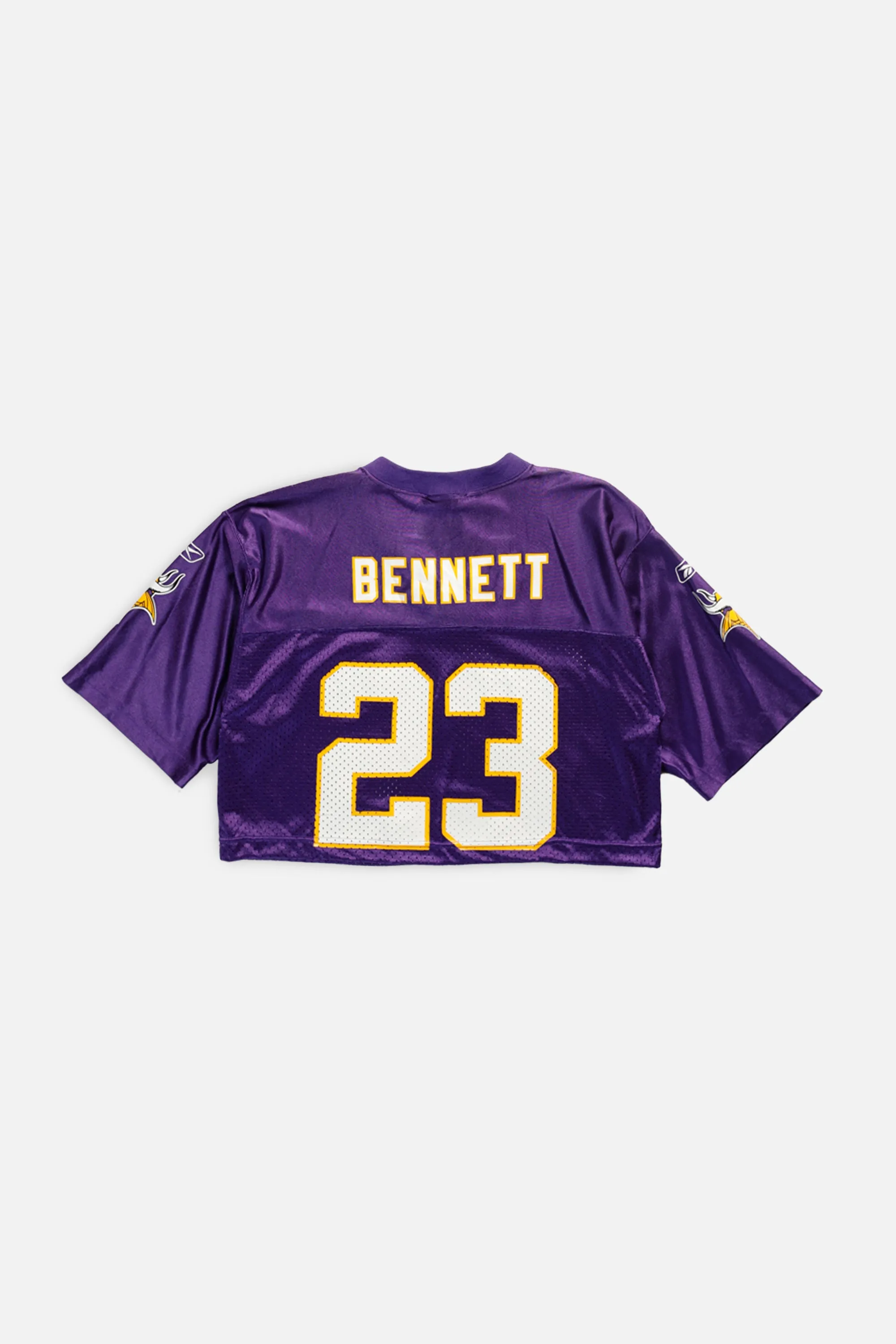 Rework Crop Minnesota Vikings NFL Jersey - S Frankie