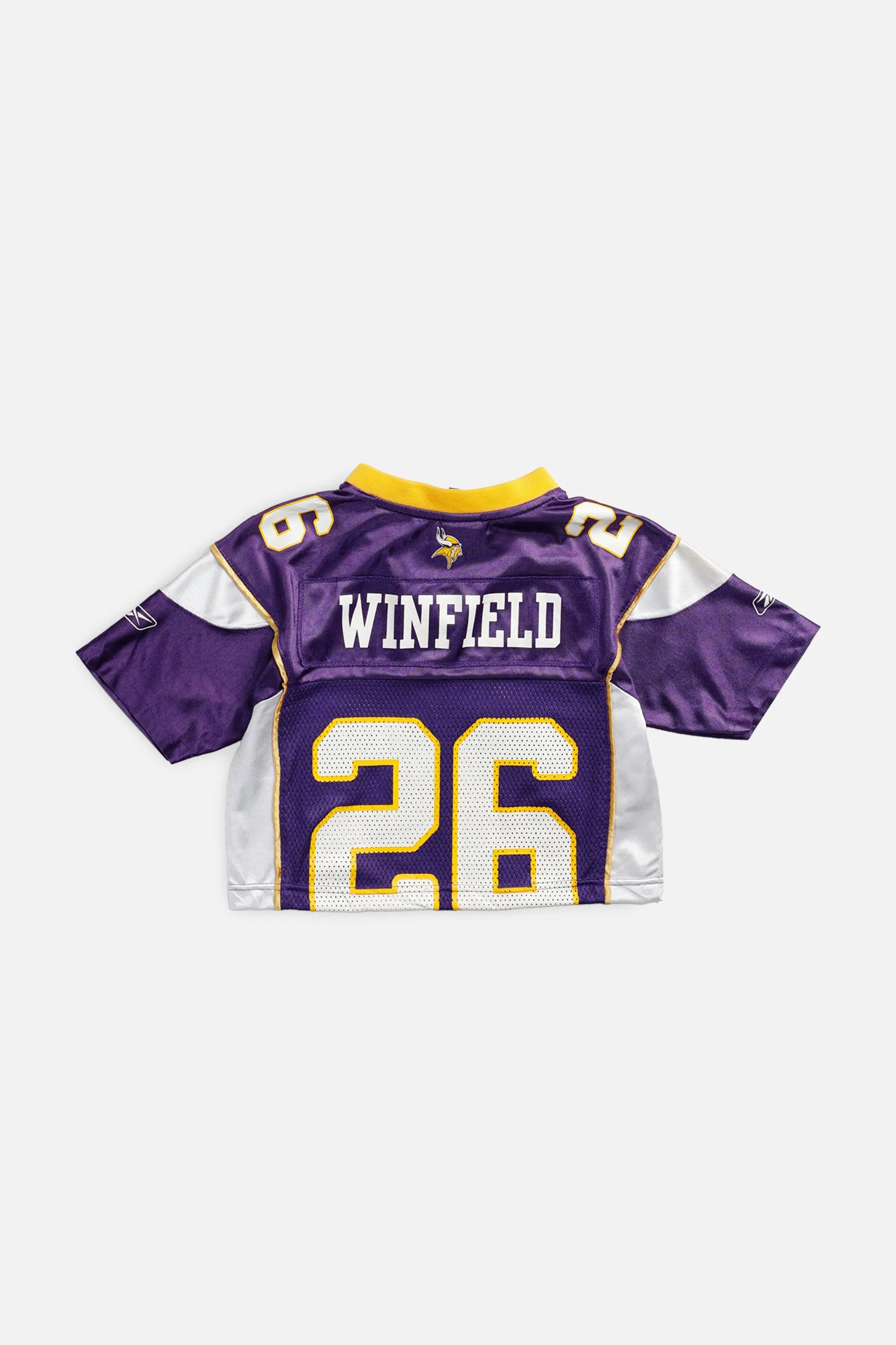 Rework Crop Minnesota Vikings NFL Jersey - XS Frankie