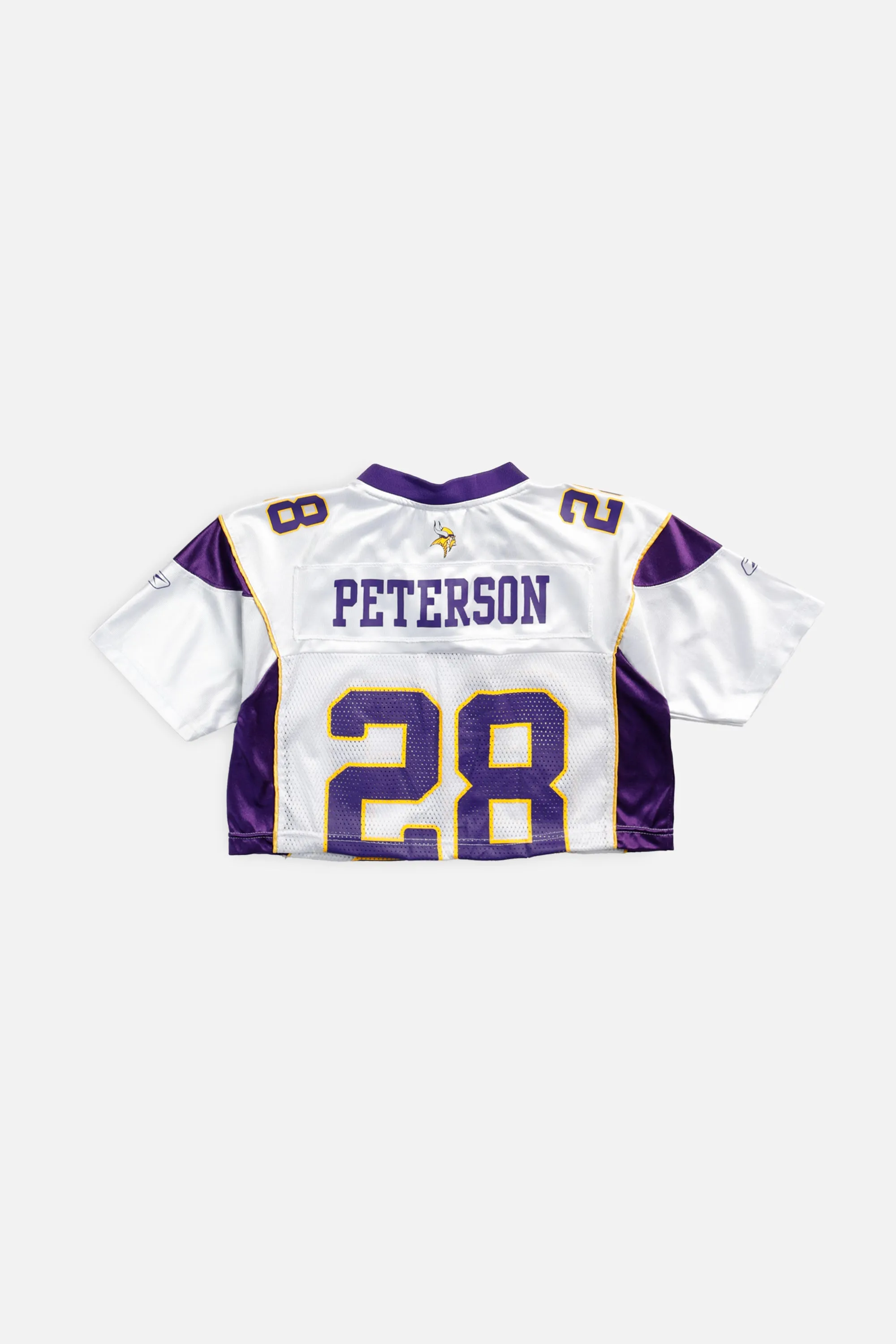 Rework Crop Minnesota Vikings NFL Jersey - XS Frankie