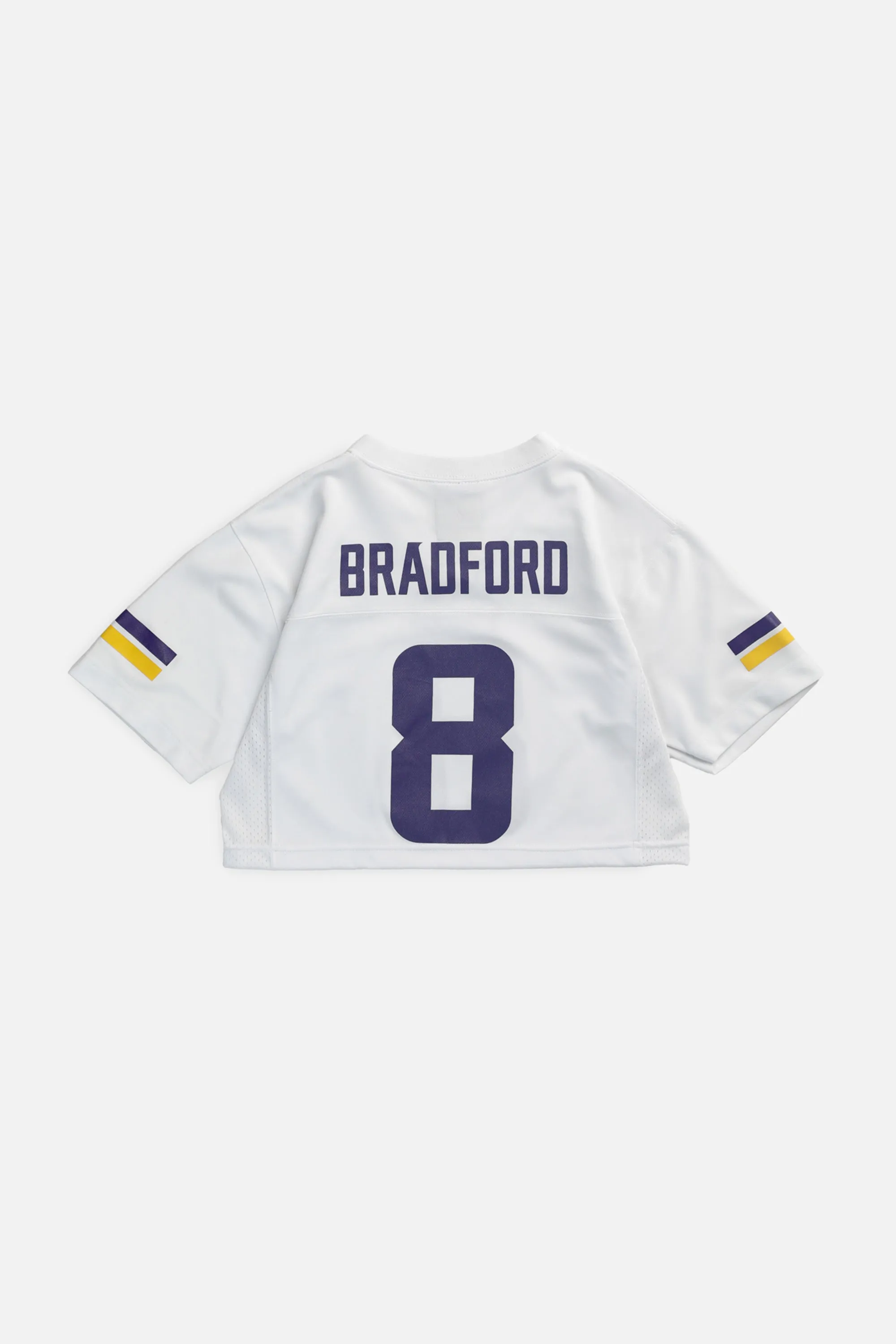 Rework Crop Minnesota Vikings NFL Jersey - XS Frankie
