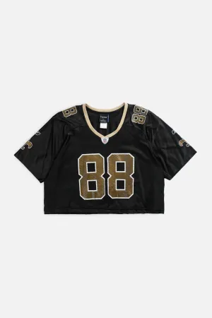 Rework Crop New Orleans Saints NFL Jersey - L Frankie